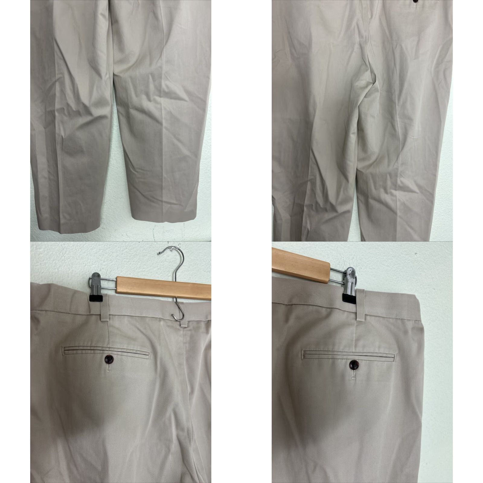 Eddie Bauer Eddie Bauer wrinkle free relaxed fit cotton pants Mens 42x30 Khaki Dress Pants Size US 42 / EU 58 - 8 Thumbnail