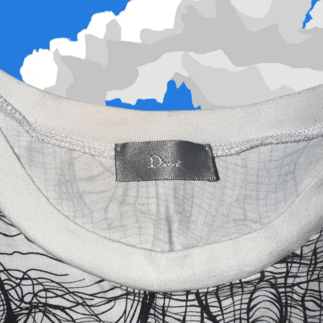 Dior Dior Illusion Mesh Graphic T-Shirt Size US S / EU 44-46 / 1 - 6 Thumbnail
