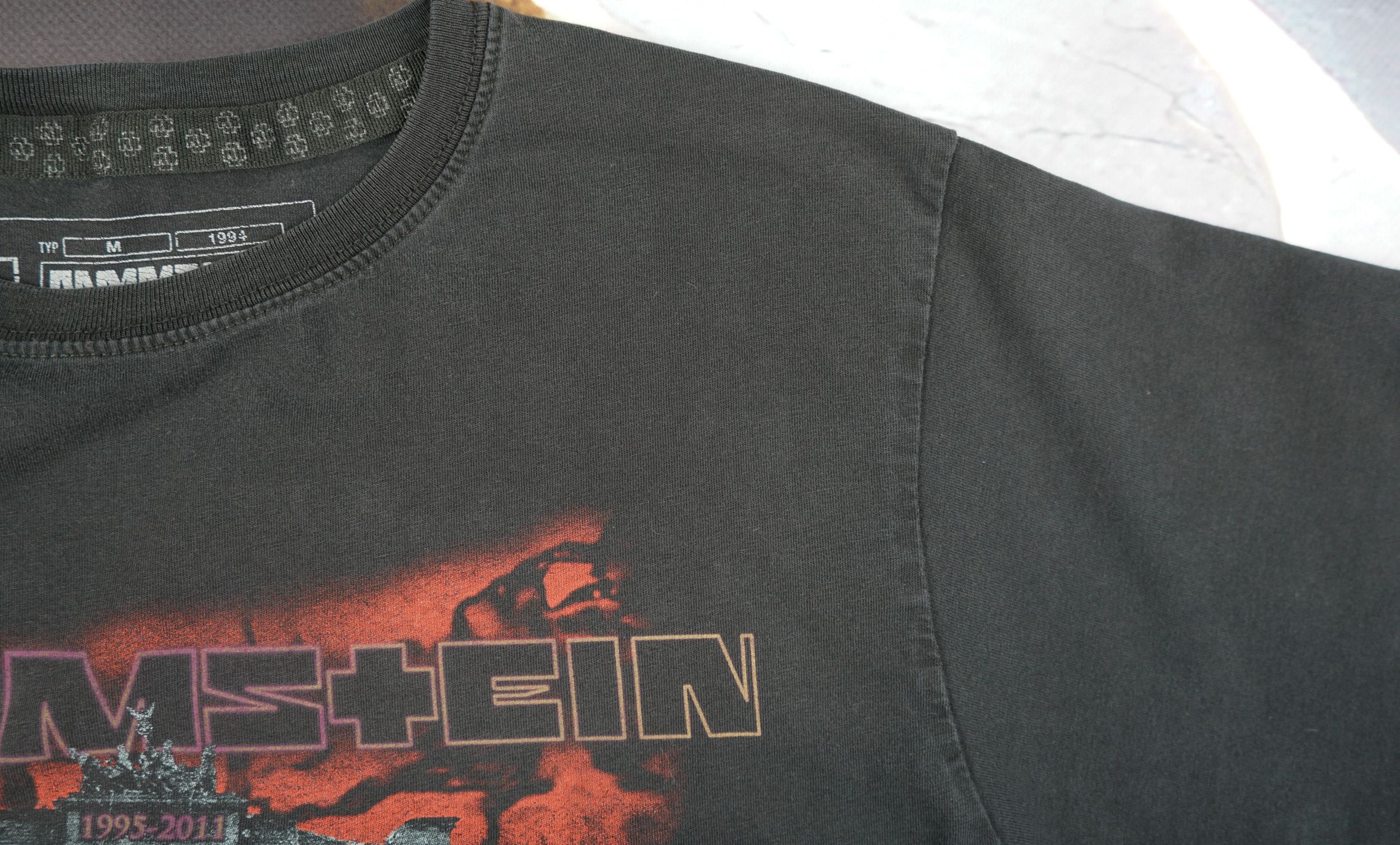 Band Tees × Vintage Vintage 2012 Rammstein Tour T-Shirt Size US M / EU 48-50 / 2 - 6 Thumbnail