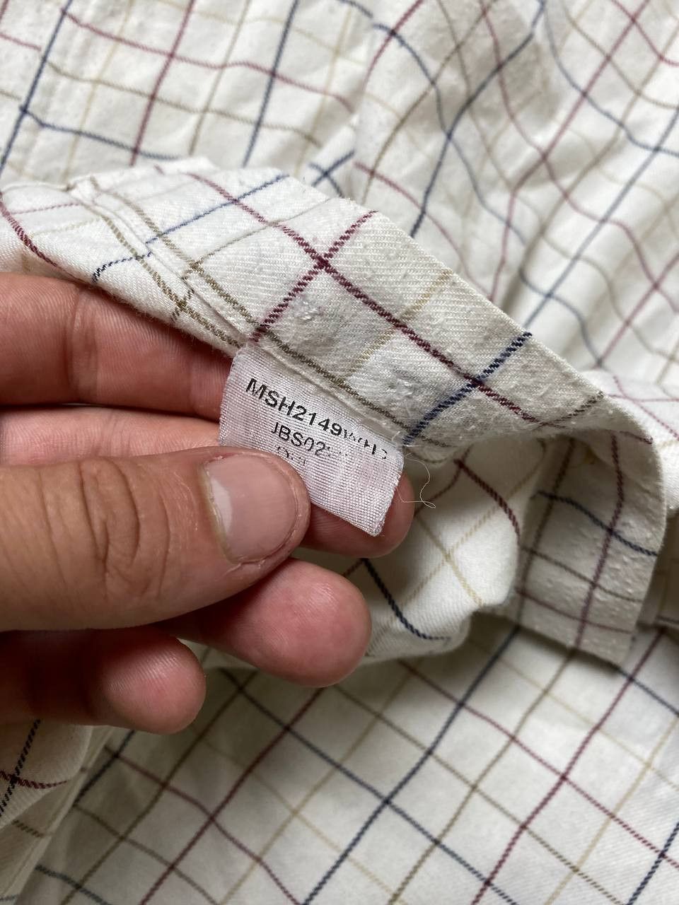 Barbour × Vintage Barbour Striped Checkered Button Up Short Sleeve Shirt Size US S / EU 44-46 / 1 - 3 Thumbnail