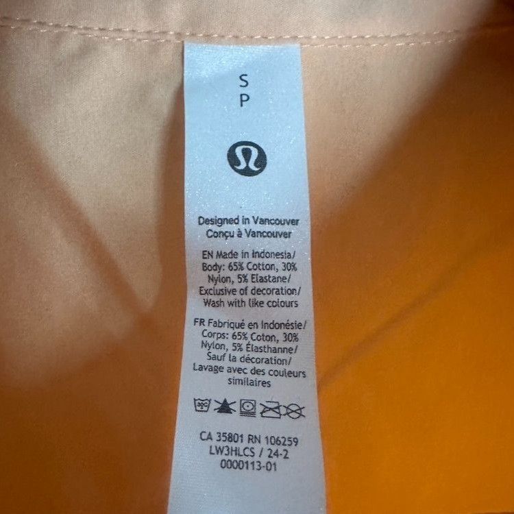 Lululemon Lululemon Womens Cotton Blend Poplin Button Down Small Size S / US 4 / IT 40 - 8 Thumbnail