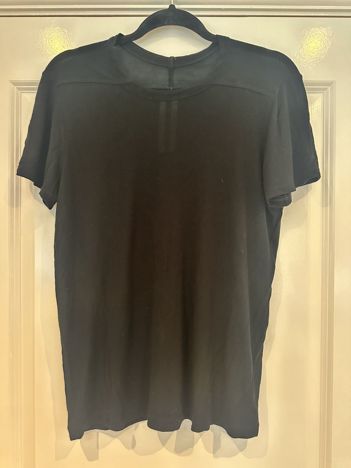 Rick Owens Rick Owen's Silk Black T shirt Size US S / EU 44-46 / 1 - 1 Thumbnail