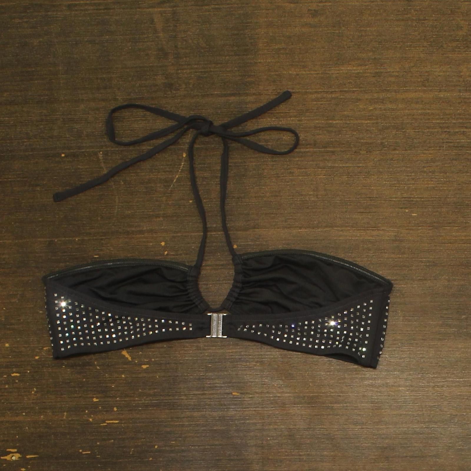 Other Significant Other Bikini Top Sn2414t-f1 Charcoal Gray 10 Size ONE SIZE - 2 Thumbnail