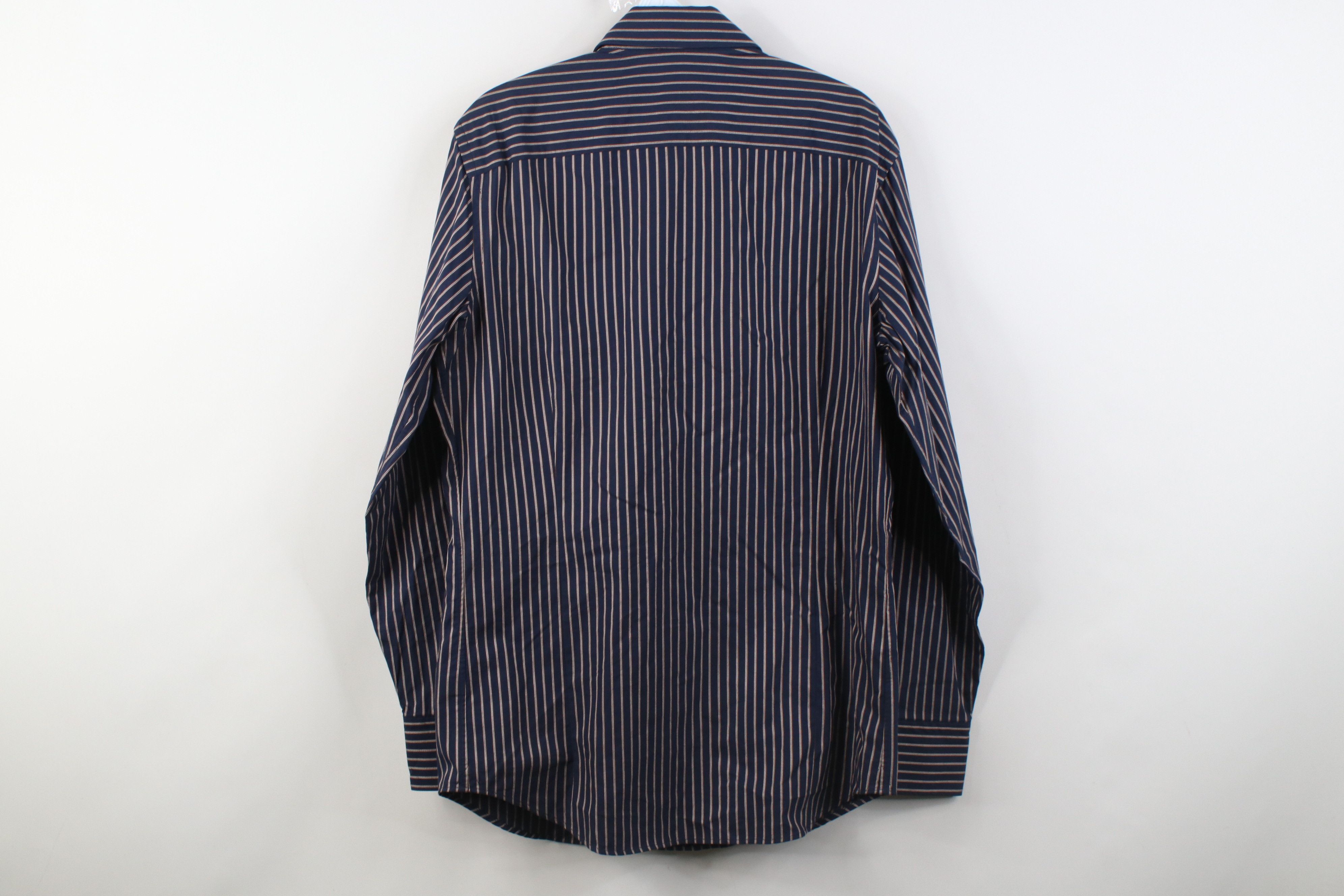 Banana Republic Deadstock Vintage Y2K Banana Republic Striped Button Shirt Size US S / EU 44-46 / 1 - 9 Thumbnail