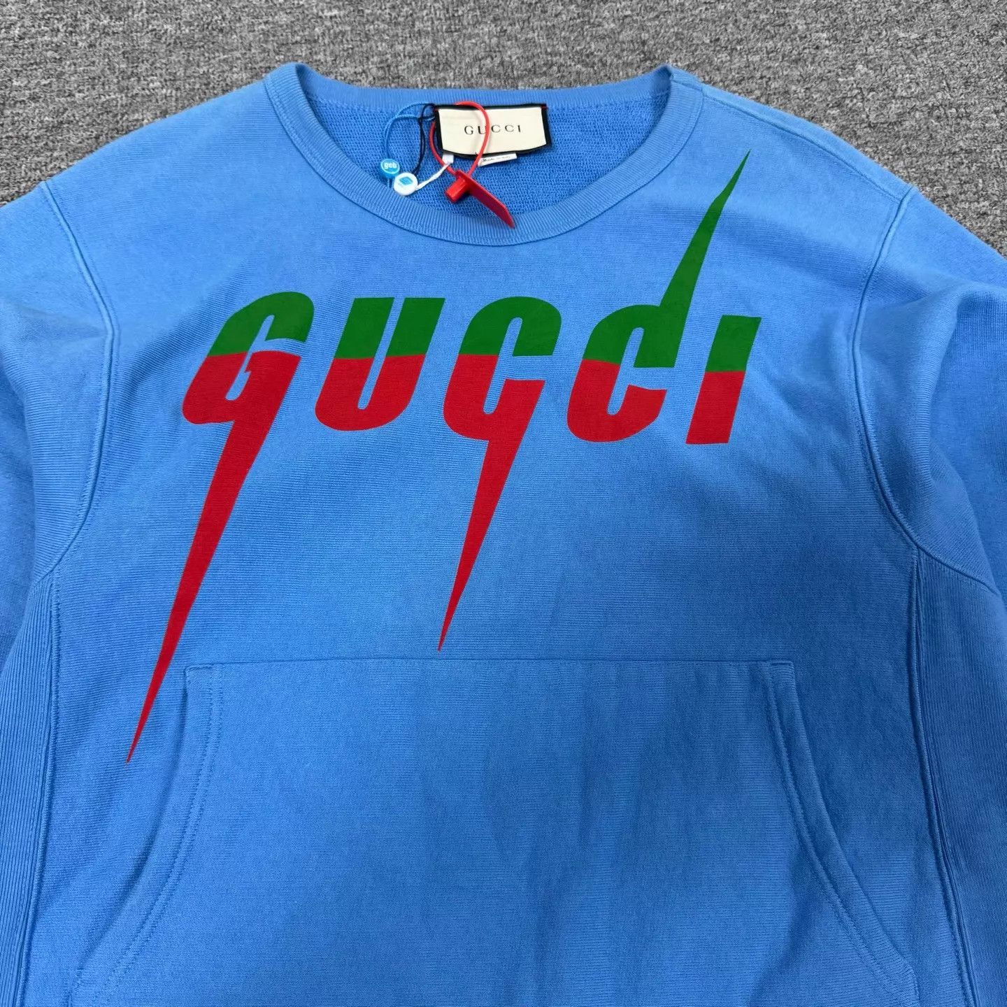 Gucci Gucci Blade Logo Print Crewneck Sweatshirt xs Size US XS / EU 42 / 0 - 5 Thumbnail
