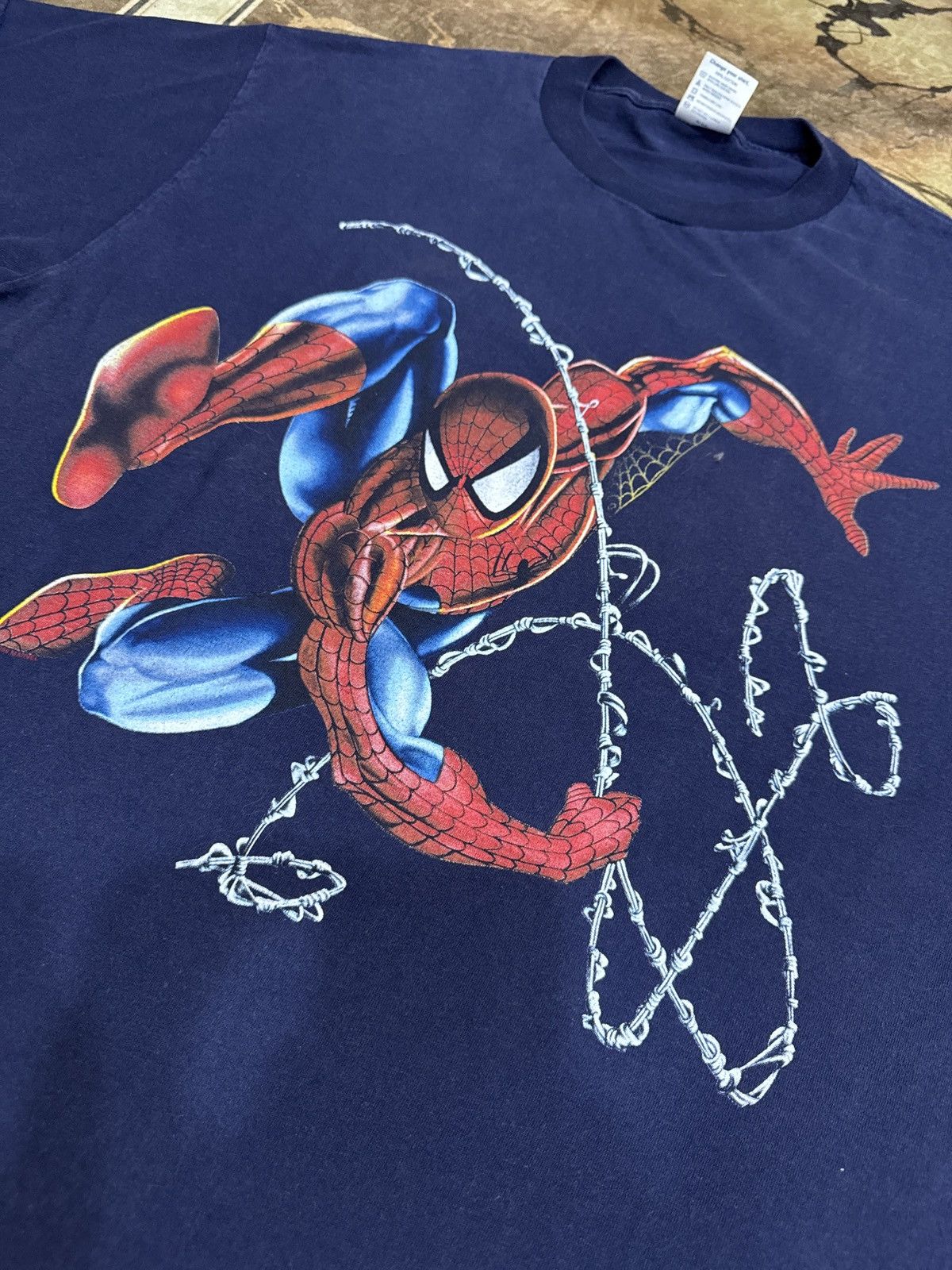 Vintage ‼️Vintage Spiderman 90s shirt‼️ Size US XL / EU 56 / 4 - 4 Thumbnail