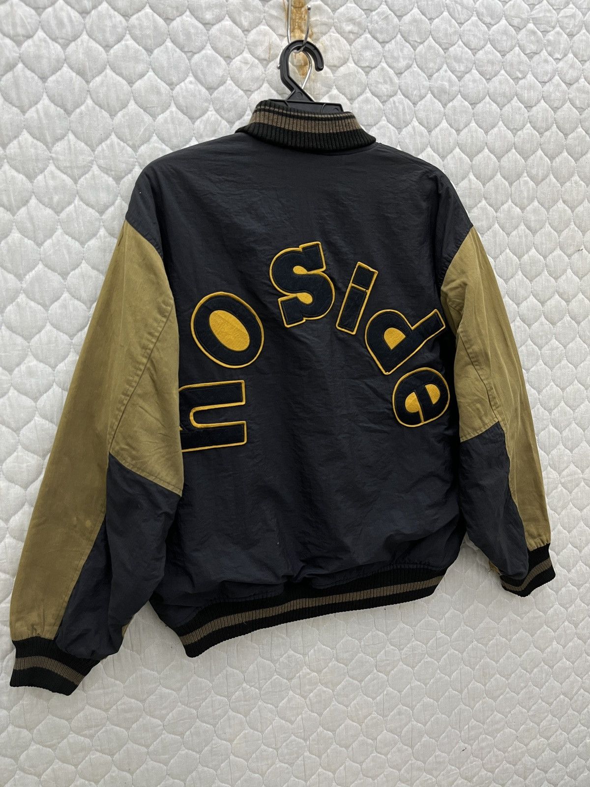 Hypebeast × Vintage 🔥🔥🔥STEALS LINCOLN NO SIDE SPELL OUT VARSITY JACKET Size US M / EU 48-50 / 2 - 4 Thumbnail
