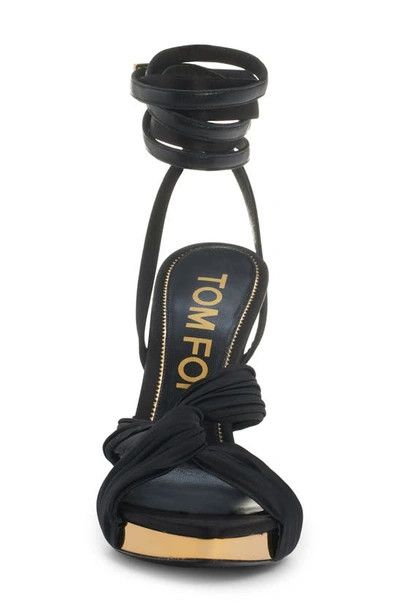 Tom Ford o1loc1c0924 W3256 Platform Sandals in Black Size US 9 / IT 39 - 4 Thumbnail
