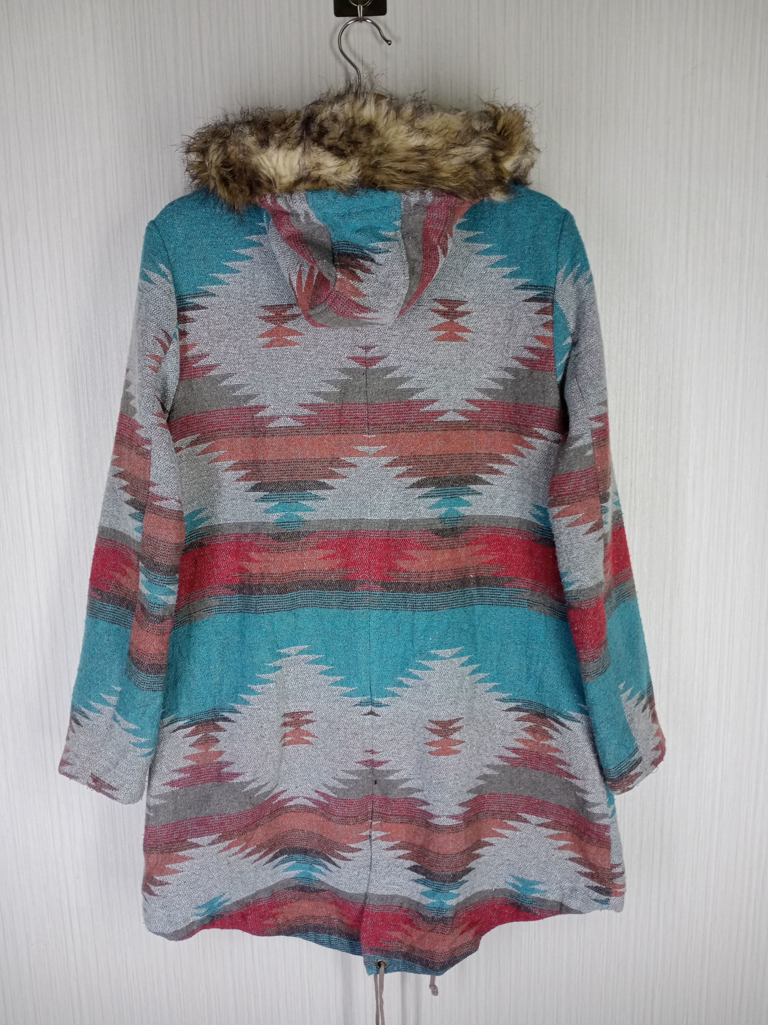 Dakota Grizzly Rare Vintage BB Dakota Navajo Hoodie Long Jacket Size US S / EU 44-46 / 1 - 6 Thumbnail