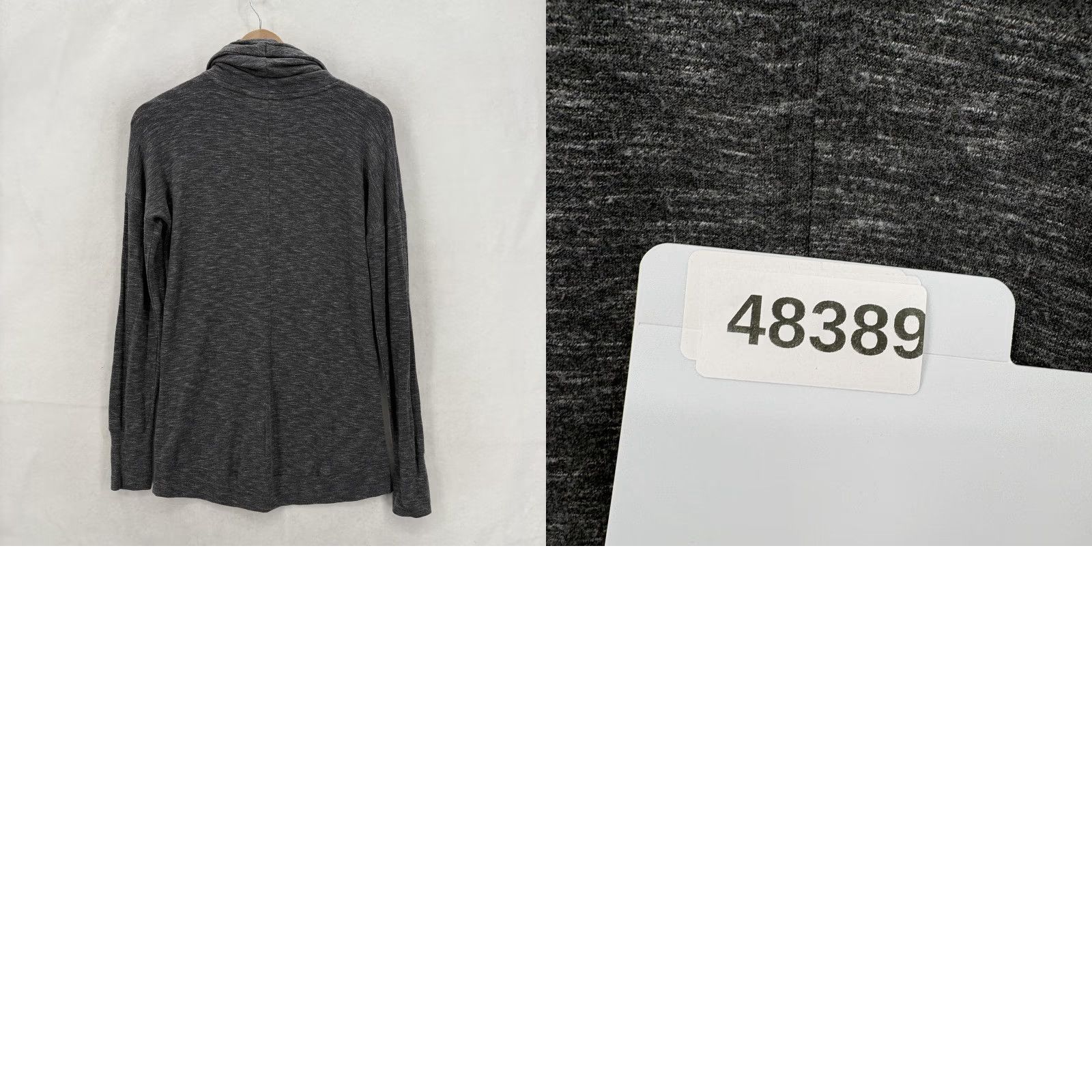 Athleta Athleta Sweatshirt Womens Small Gray Studio Cowl Neck Kangaroo Pocket Modal Size S / US 4 / IT 40 - 9 Thumbnail