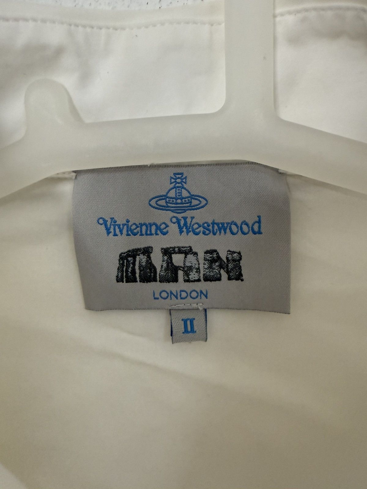 Vivienne Westwood VIVIENNE WESTWOOD MAN ASYMETRIC SHIRT WHITE MADE IN ITALY Size US M / EU 48-50 / 2 - 7 Thumbnail