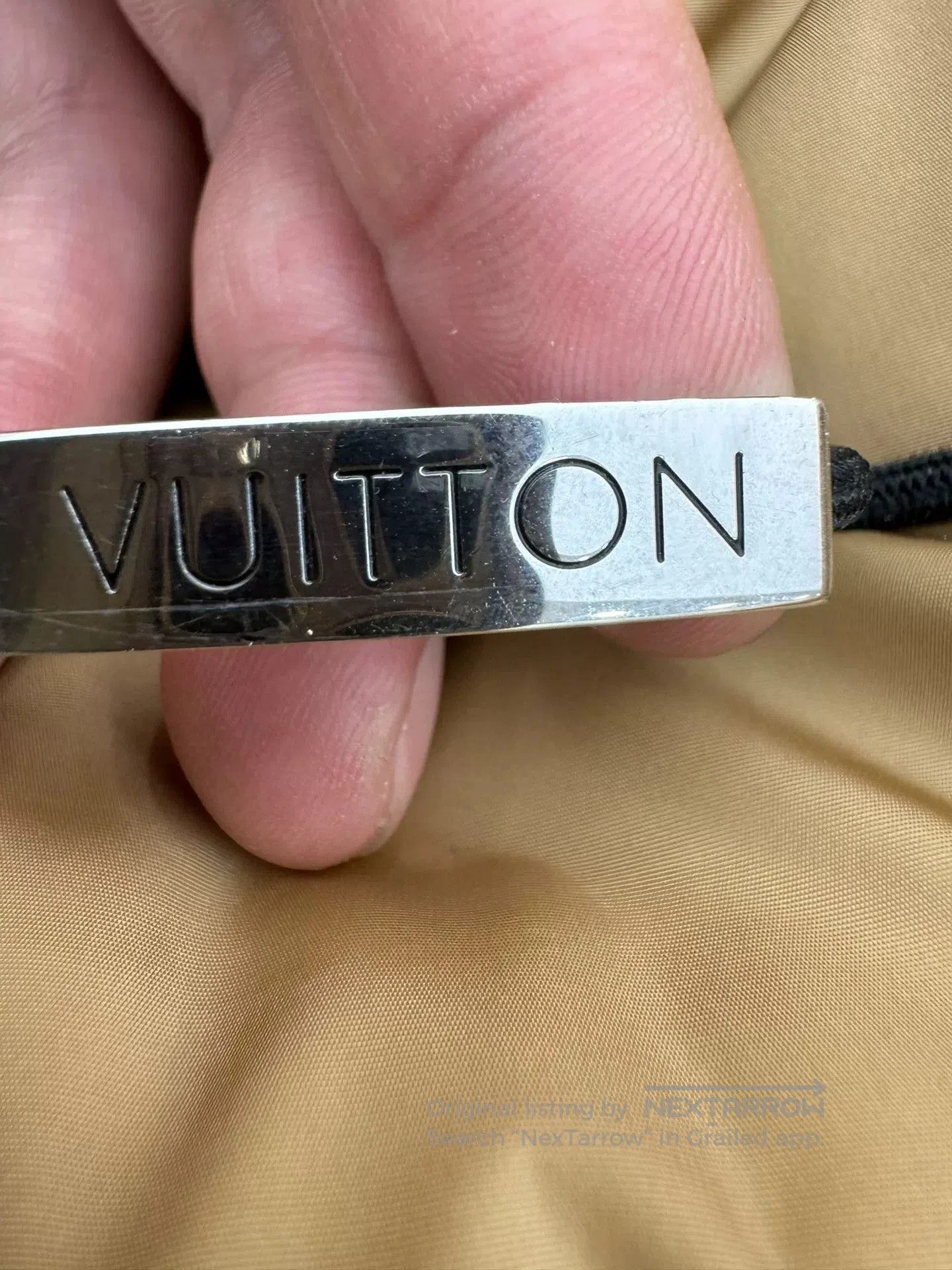Louis Vuitton LV Space Black Silver Adjustable Bracelet. Size ONE SIZE - 3 Thumbnail