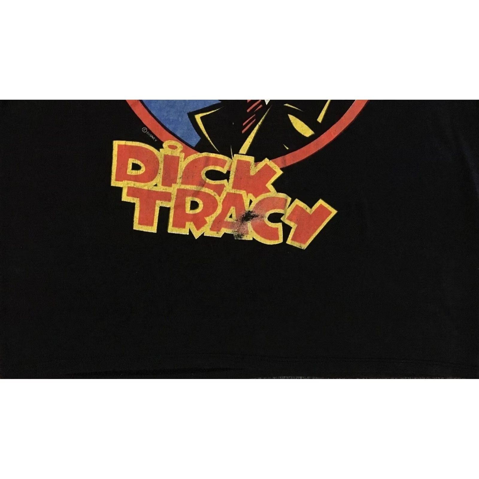 Disney VINTAGE Dick Tracy Promo Shirt M Disney Cartoon Movie TV Grunge 80s 90s Mickey Minnie Disney USA Black Mens Short Sleeve T-Shirt Size M Size US M / EU 48-50 / 2 - 5 Thumbnail