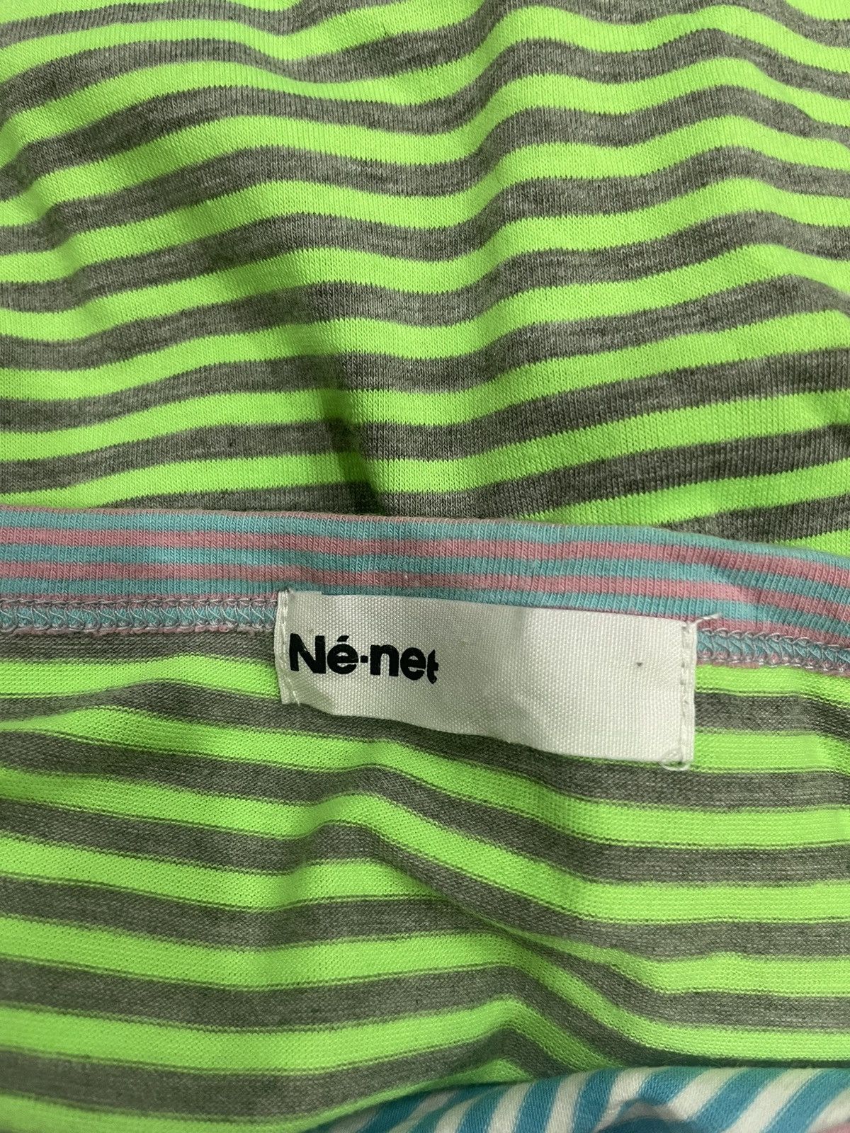 Ne-Net Ne-net stripped pocket t shirt Size M / US 6-8 / IT 42-44 - 4 Thumbnail