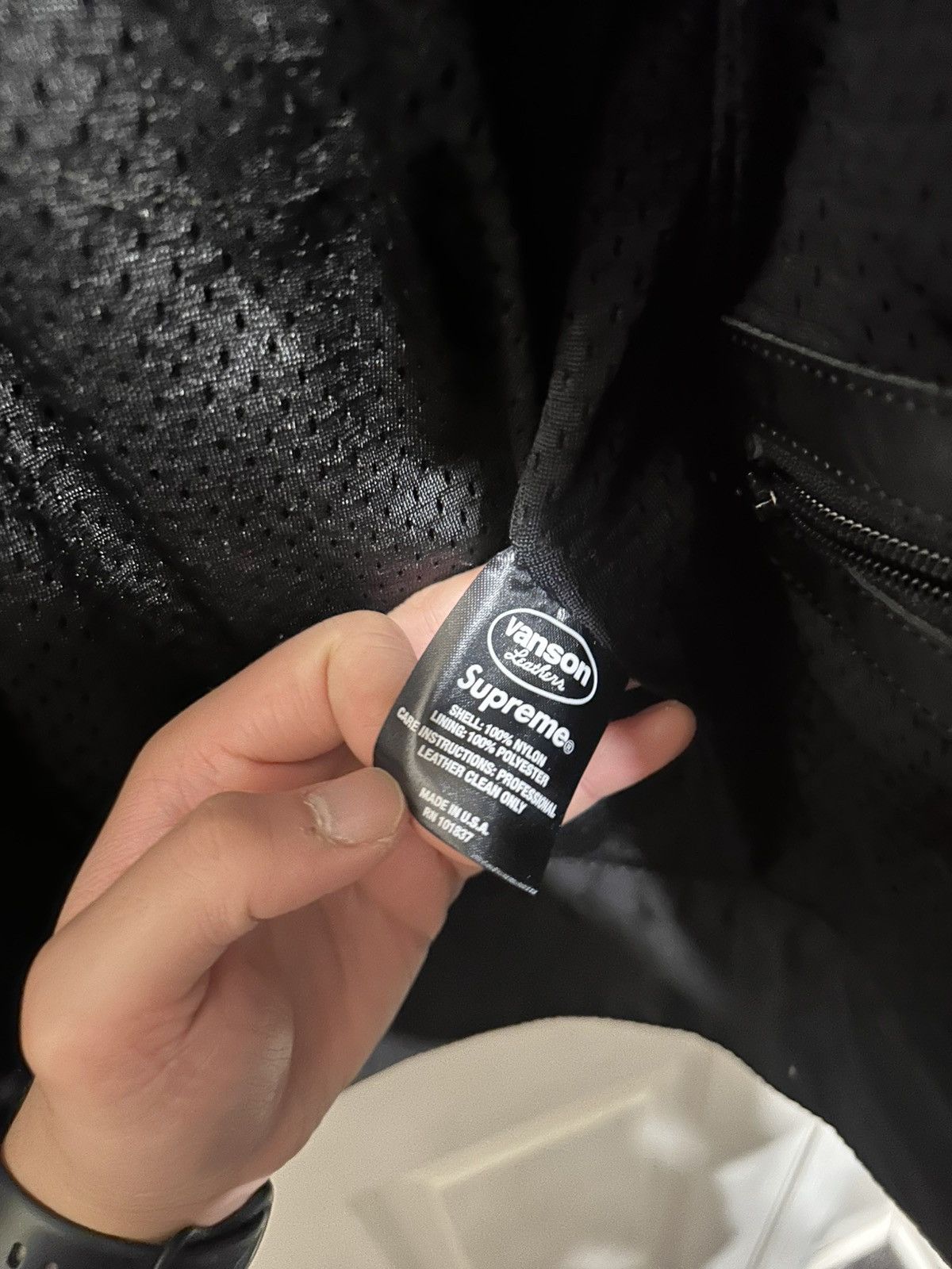 Supreme × Vanson Leathers Supreme x Vanson Leathers Letters Cordura Jacket Size US M / EU 48-50 / 2 - 9 Thumbnail