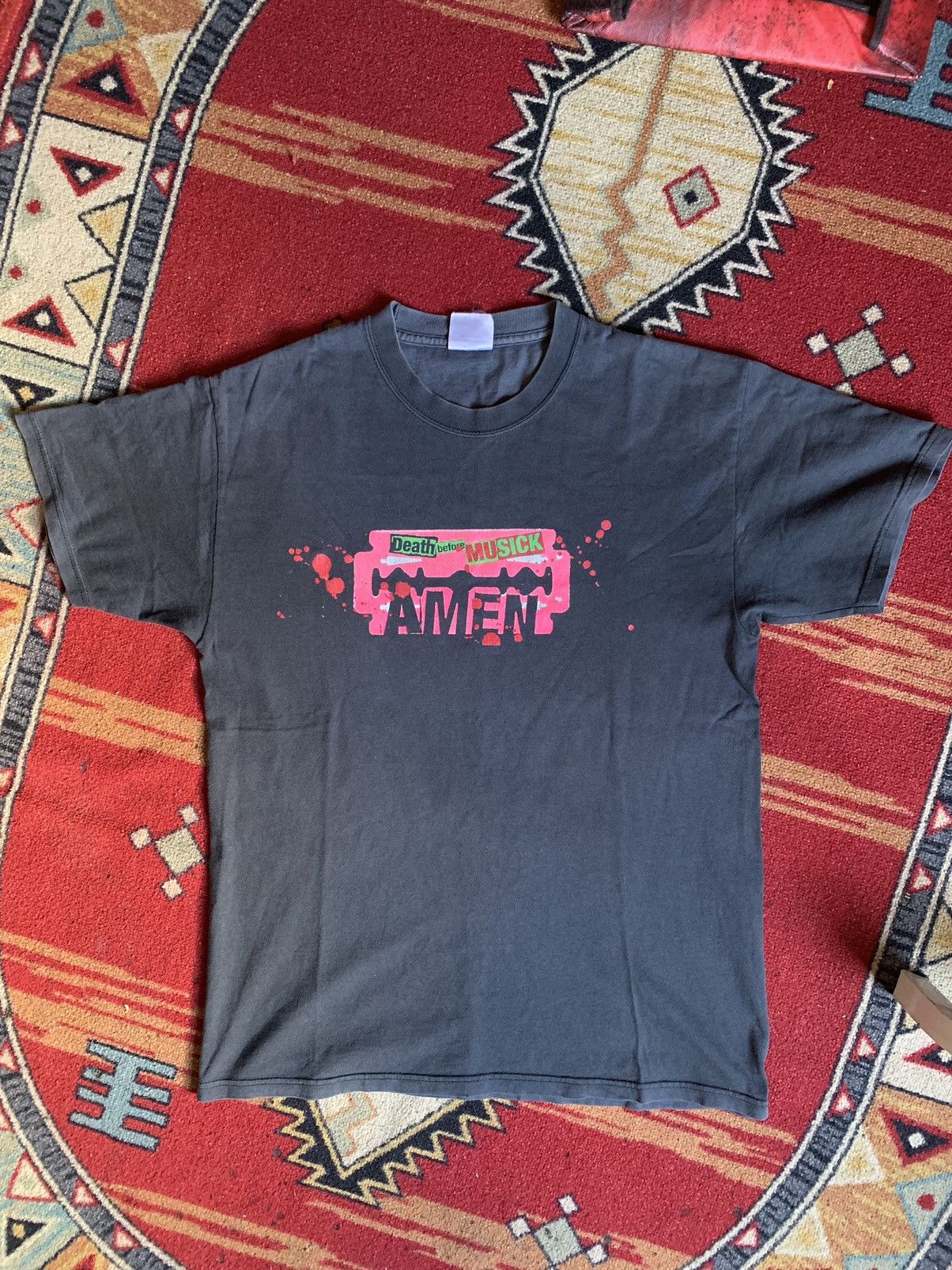 Band Tees Amen Death Before Music Size US M / EU 48-50 / 2 - 1 Thumbnail
