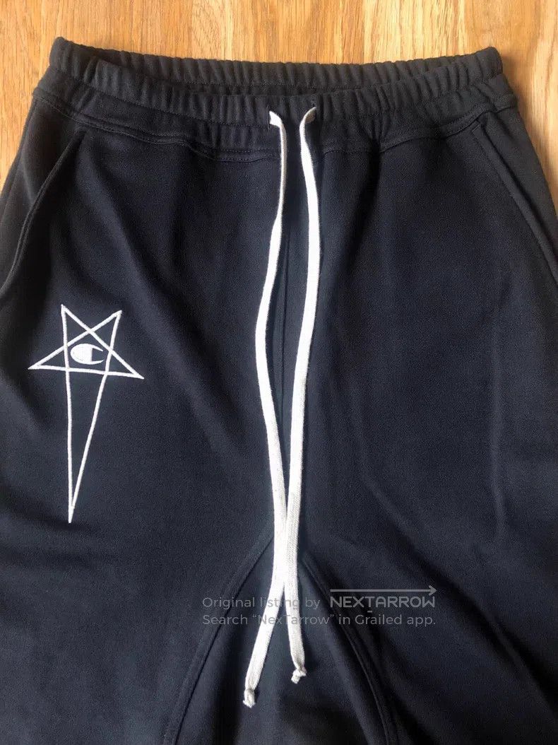 Rick Owens Rick Owens size xs Champion collaboration slouchy crotch pa Size US 28 / EU 44 - 5 Thumbnail