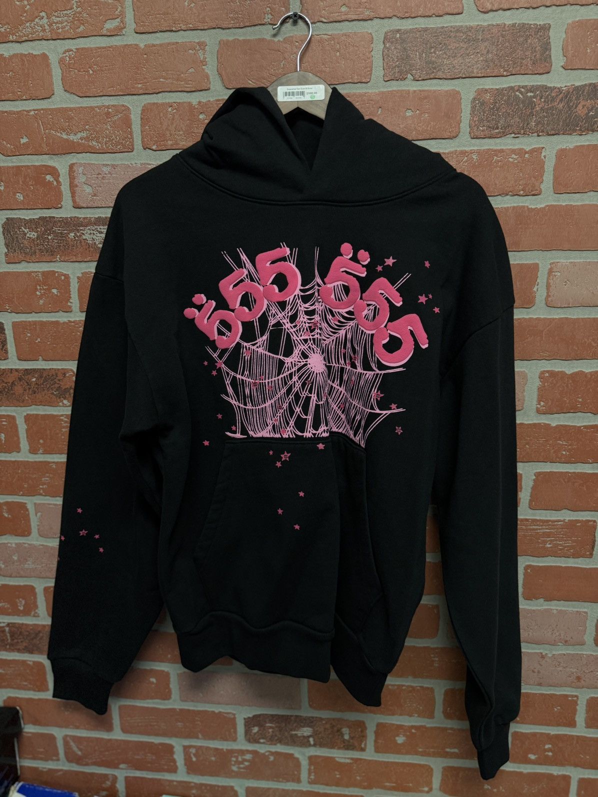 Sp5der Sp5der Worldwide Hoodie Pink Black Size Medium (NEW) Size US M / EU 48-50 / 2 - 3 Thumbnail