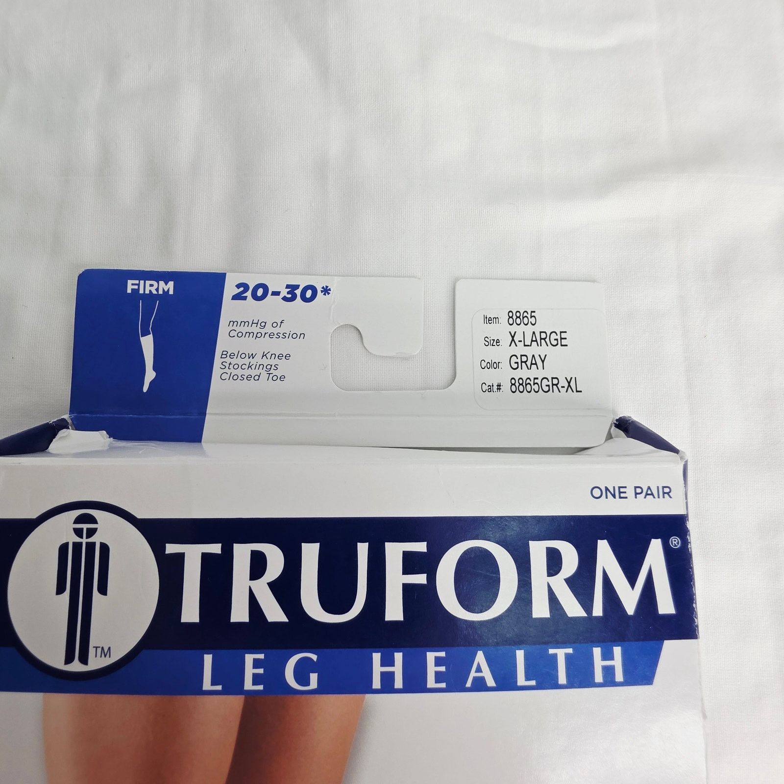 Other TRUFORM Unisex Gray 8865 Medical Compression Stockings Size ONE SIZE - 3 Thumbnail