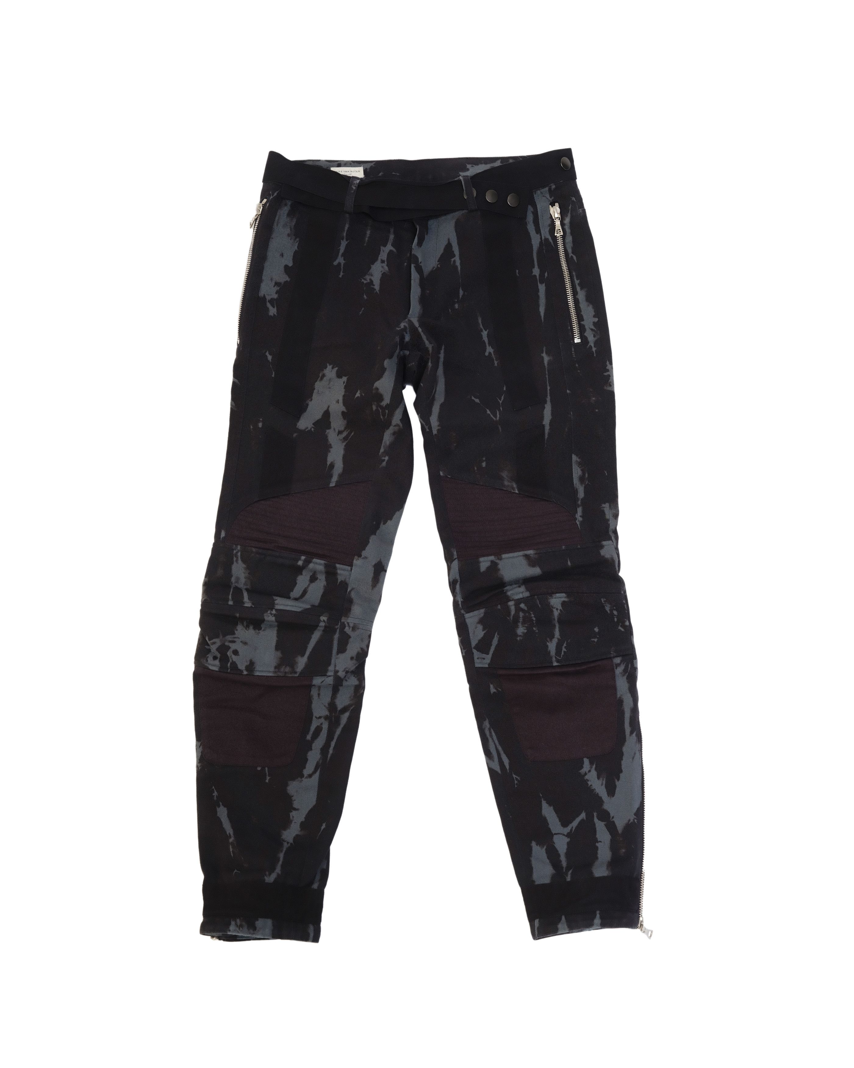 Dries Van Noten Tye-dyed Motocross Pants Size US 30 / EU 46 - 1 Thumbnail