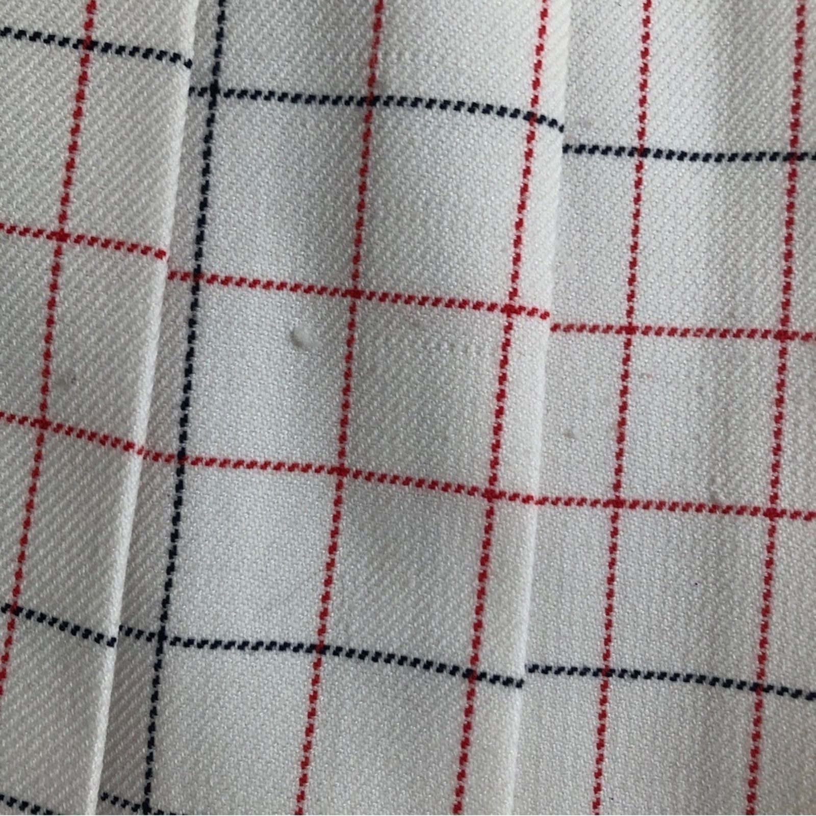 Other Pendleton Windowpane Plaid Classic Box Pleat Pleated Skirt Size 34" / US 12 / IT 48 - 4 Thumbnail