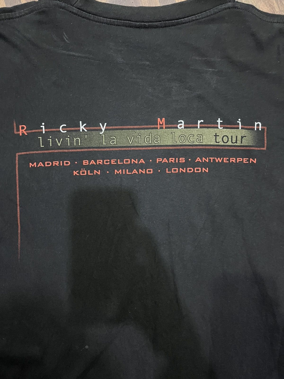Band Tees × Vintage Vintage 90er Ricky Martin Tour T-shirt Size US L / EU 52-54 / 3 - 5 Thumbnail