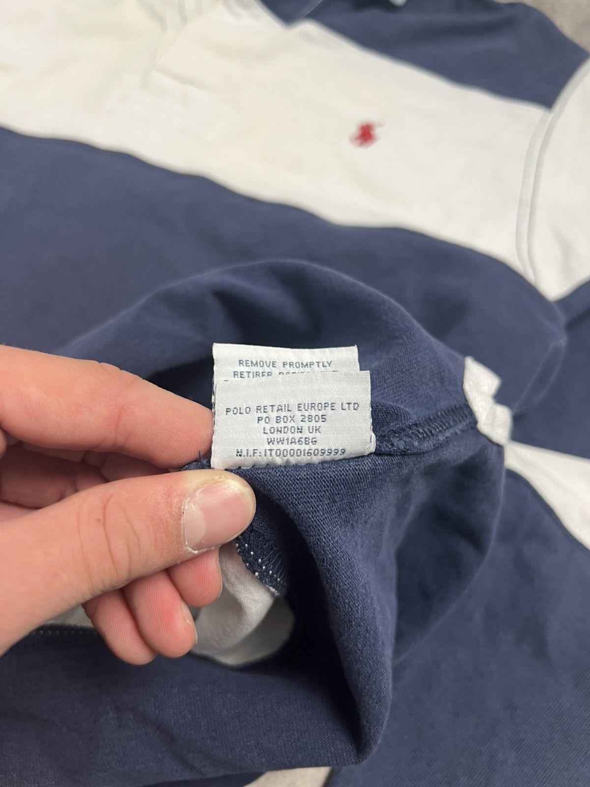 Polo Ralph Lauren × Vintage Vintage Ralph Lauren Polo Rugby Longsleeve Chief Keef Style Size US M / EU 48-50 / 2 - 9 Thumbnail
