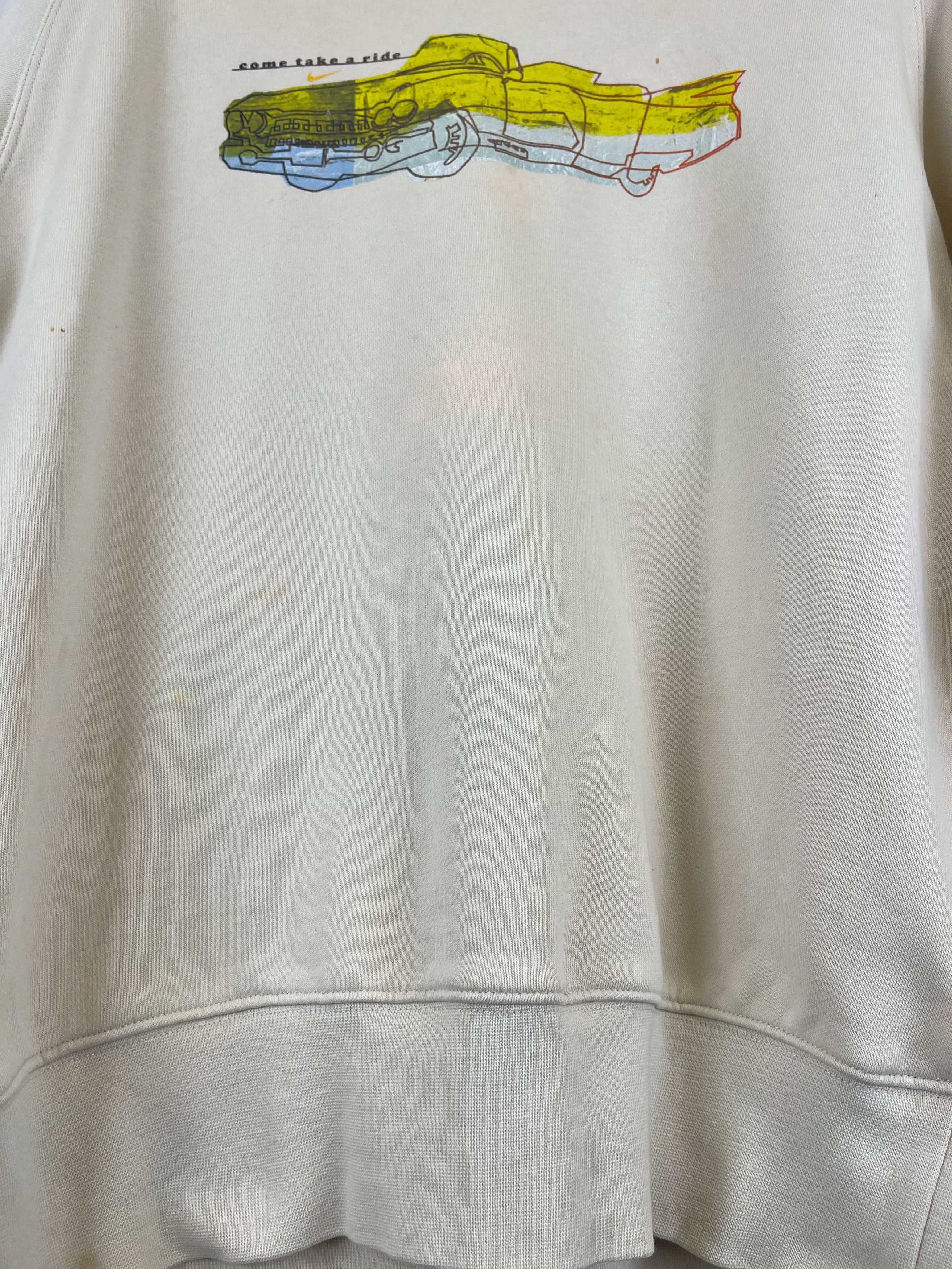 Nike Vintage Nike Car Logo Sweatshirt "Come Take A Ride" Size M Size US M / EU 48-50 / 2 - 7 Thumbnail