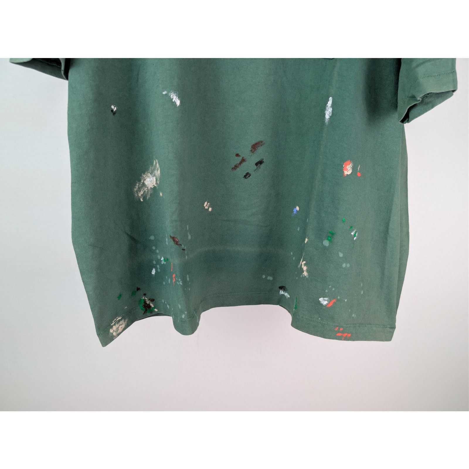 Gallery Dept. o1rshd1 Vintage Logo Painted T-Shirt in Green XX-Large Size US XXL / EU 58 / 5 - 4 Thumbnail