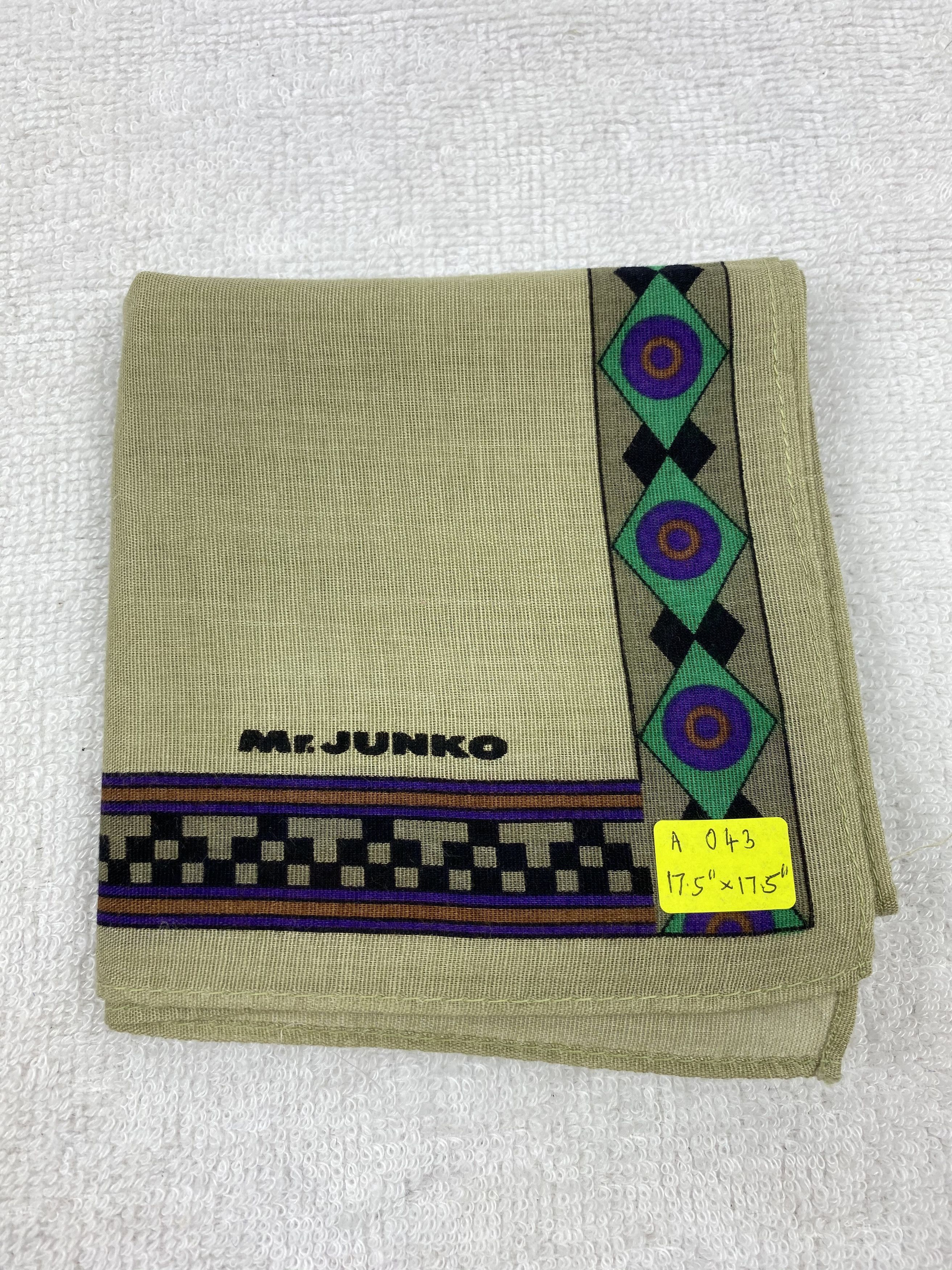 Japanese Brand × Mr. Junko × Vintage Mr. Junko Handkerchief / Bandana / Neckerchief Size ONE SIZE - 7 Thumbnail
