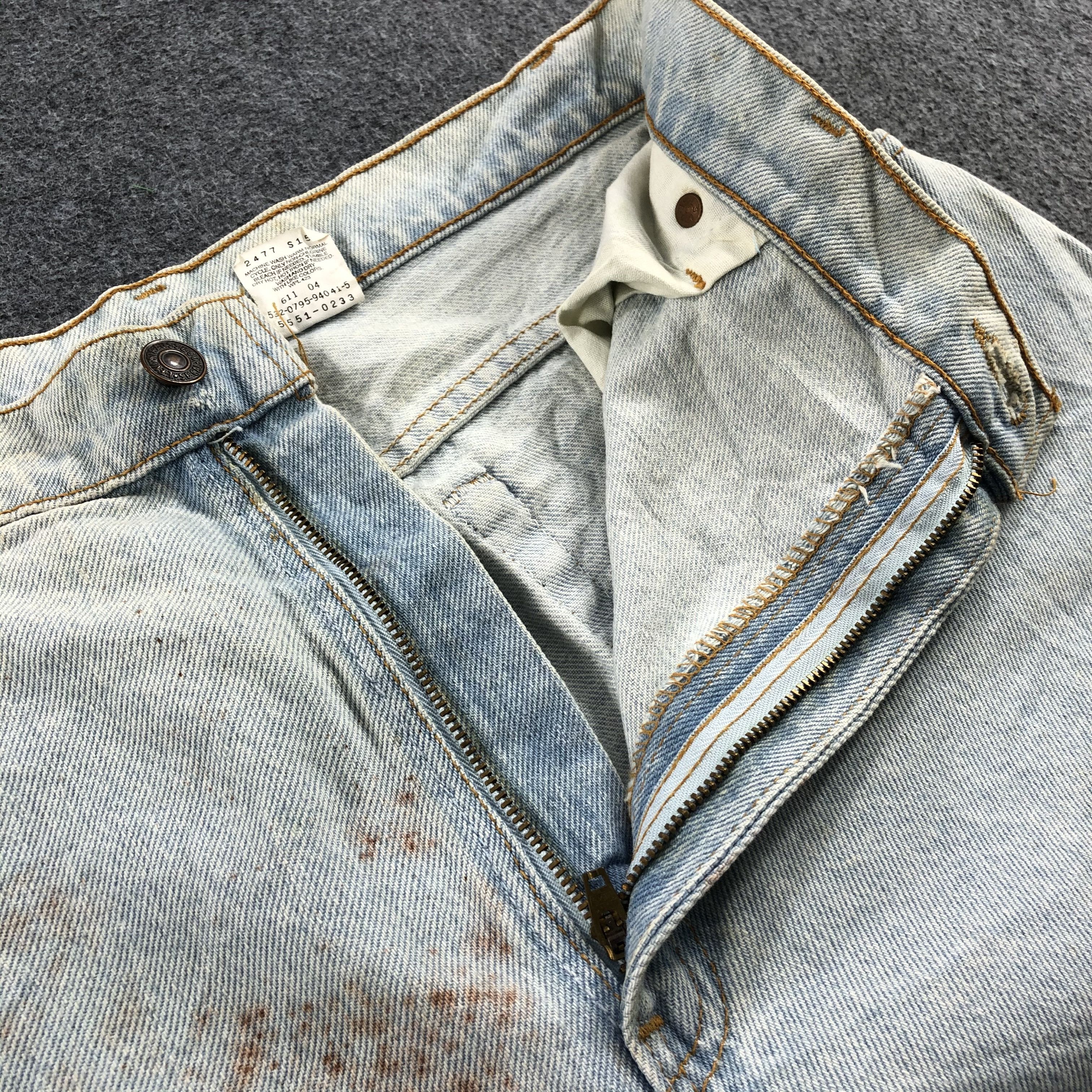 Levi's × Vintage Vintage 90s Levis Jeans Lot 551-JM973 Size US 32 / EU 48 - 7 Thumbnail
