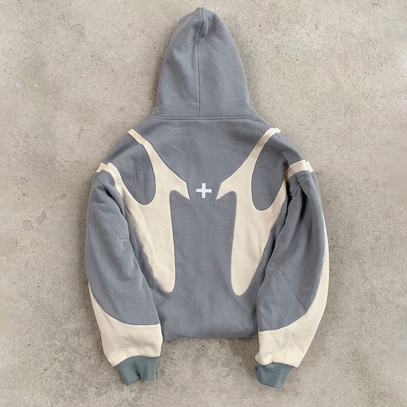 Japanese Brand × Vintage Y2K Zip Up Hoodie Unisex Size US S / EU 44-46 / 1 - 2 Thumbnail