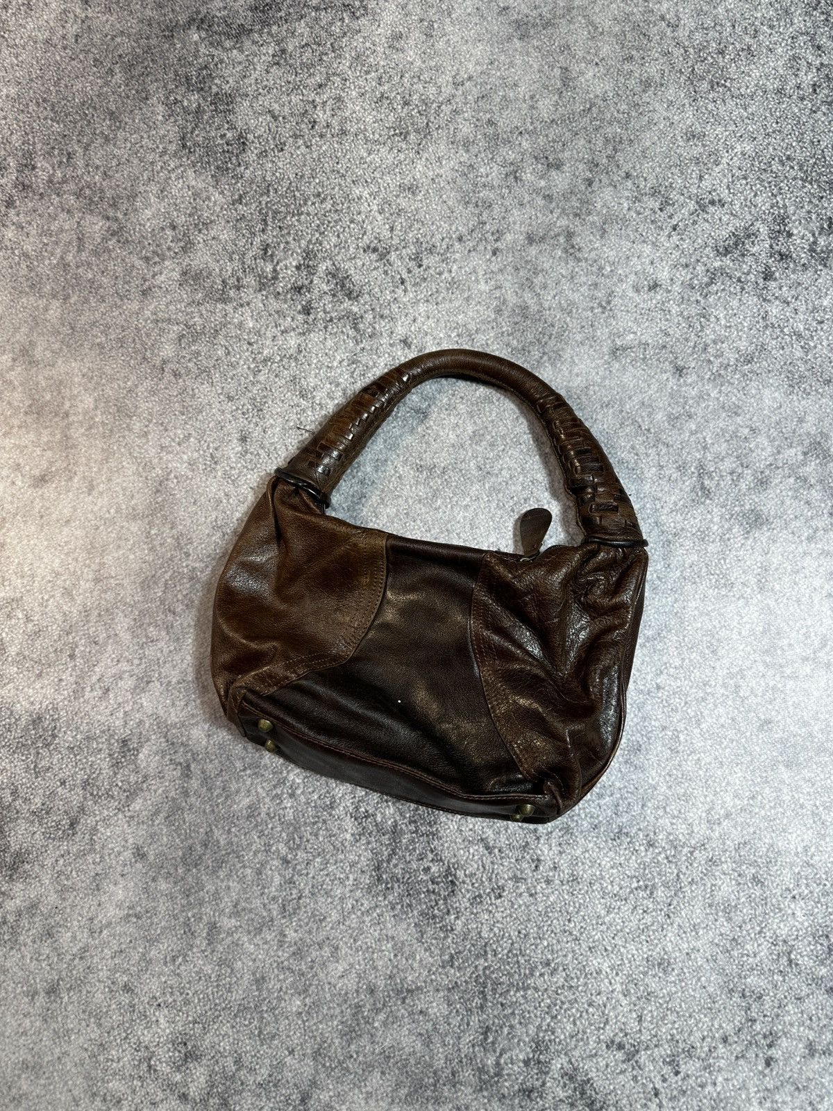 Leather Y2K Avant Garden Bag Streetwear opium alt Style Hype Rare Size ONE SIZE - 1 Thumbnail