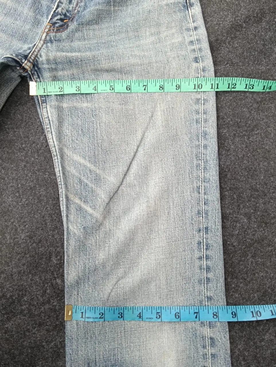 Levi's Vintage Clothing LEVI'S 502 Regular Tapered Light Wash Jeans - Great Fade. Size US 28 / EU 44 - 10 Thumbnail
