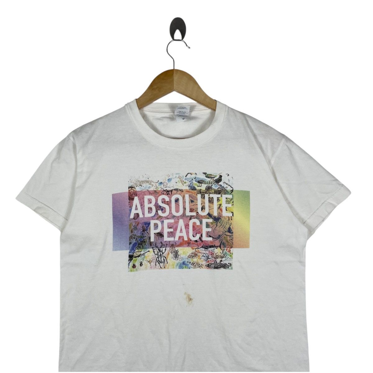 Vintage Vintage Art Work Animal Absolute Peace Tee Shirt Size US M / EU 48-50 / 2 - 2 Thumbnail