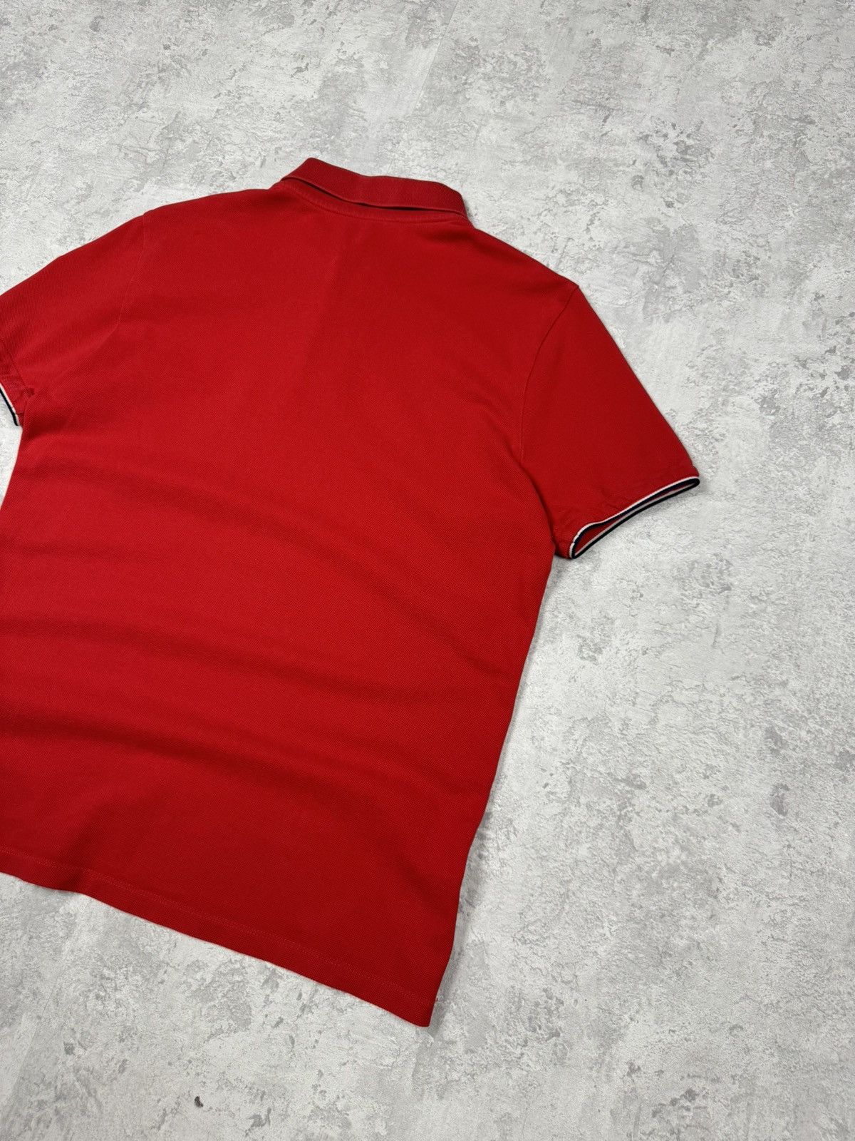 Moncler Moncler Polo T-shirt Red Size S Size US S / EU 44-46 / 1 - 10 Thumbnail