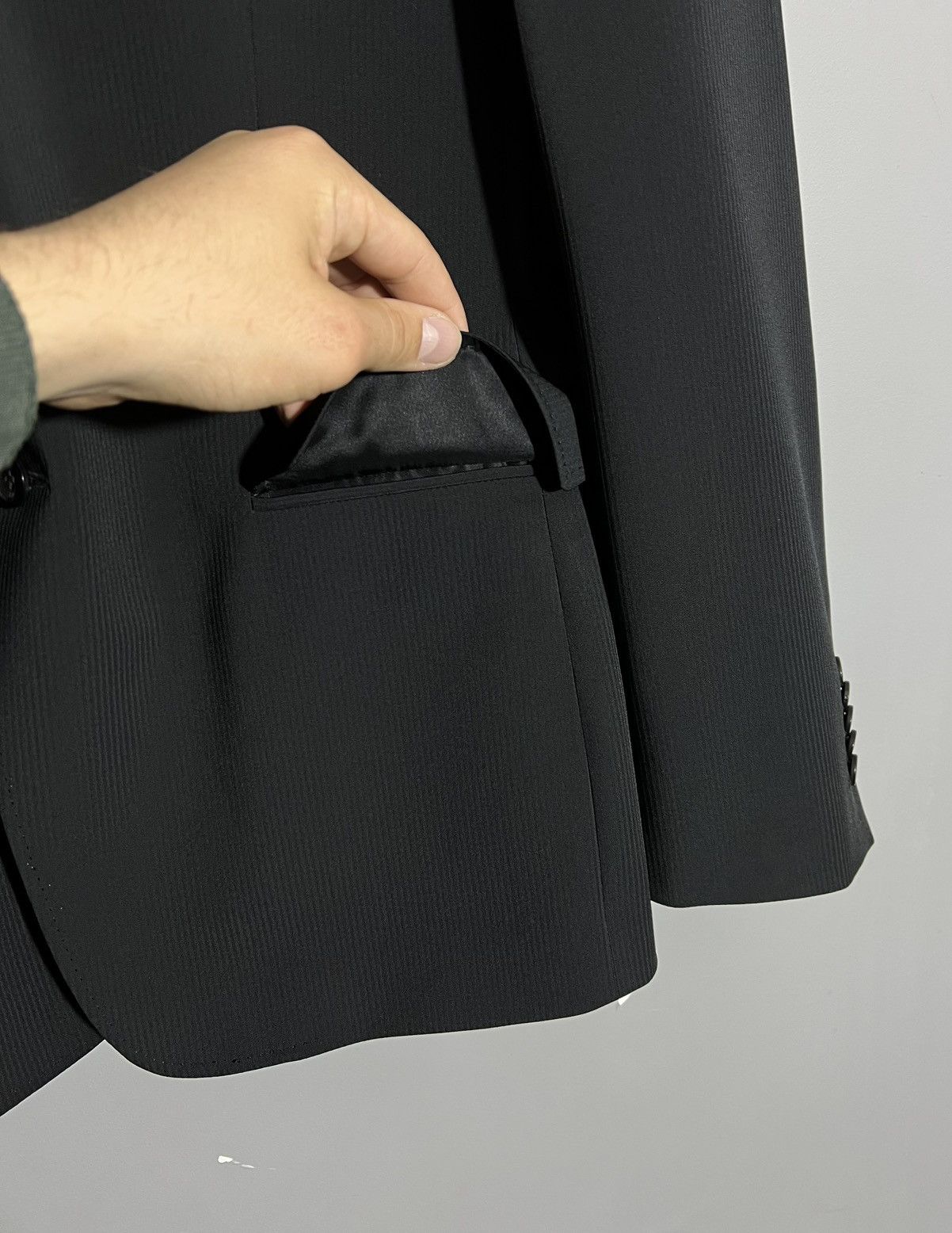 Versace Collection Two Button Black Blazer