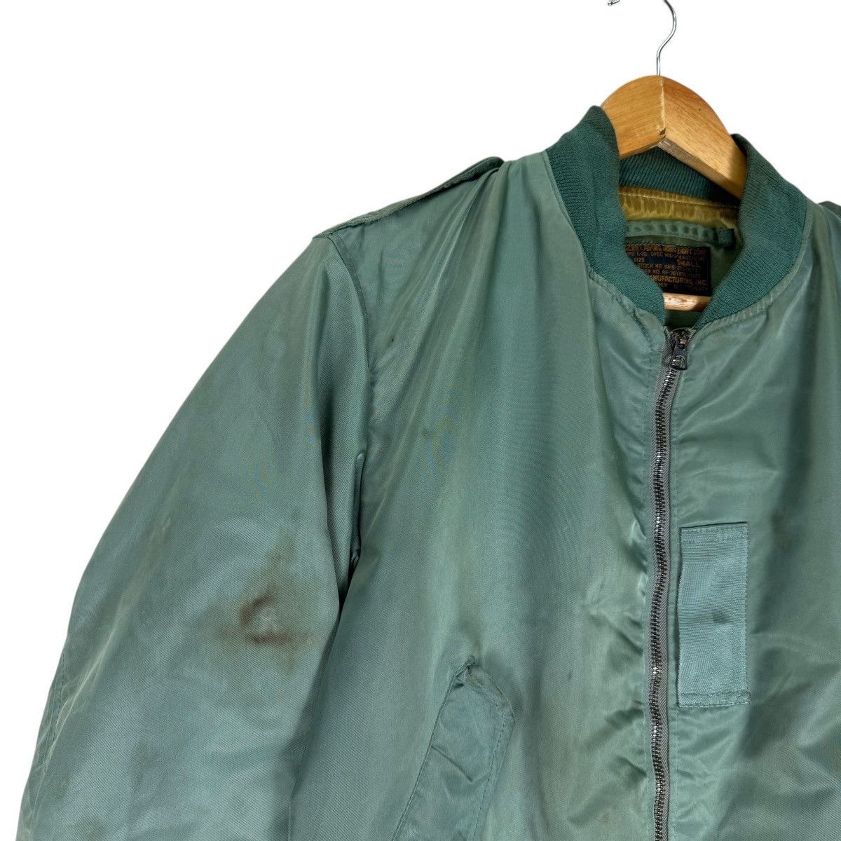 Hope ☀️HOPE MFG TYPE L2B USAF MA-1 FLYERS BOMBER JACKET Size US S / EU 44-46 / 1 - 6 Thumbnail