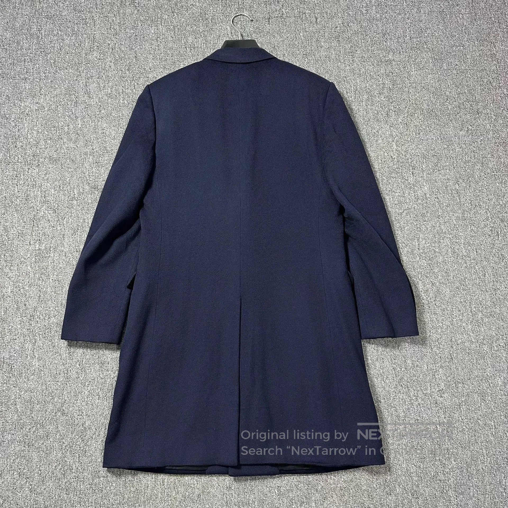 Dior Dior Camel Hair Evening Blue Coat. Size US M / EU 48-50 / 2 - 3 Thumbnail