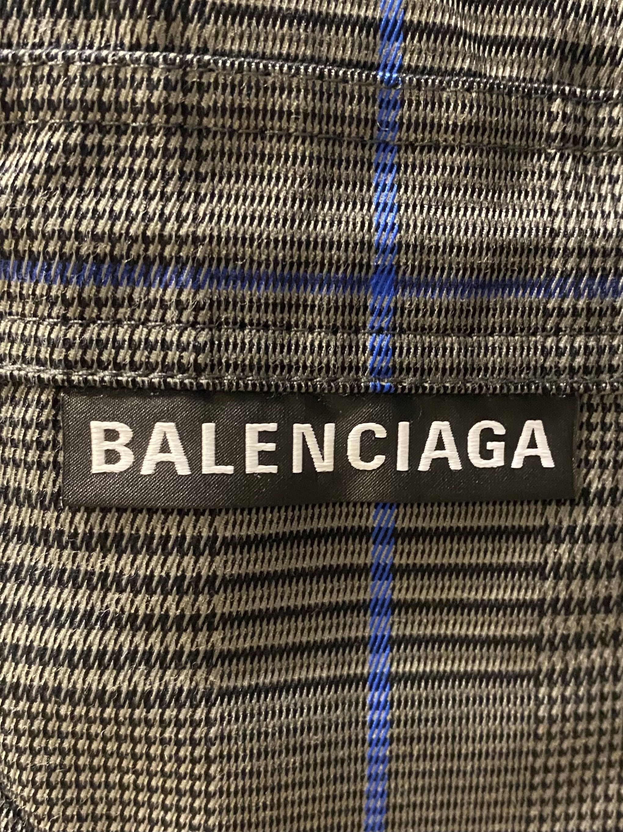 Balenciaga BALENCIAGA Fall 2019 Collection Check Pinched Parka Size US S / EU 44-46 / 1 - 4 Thumbnail