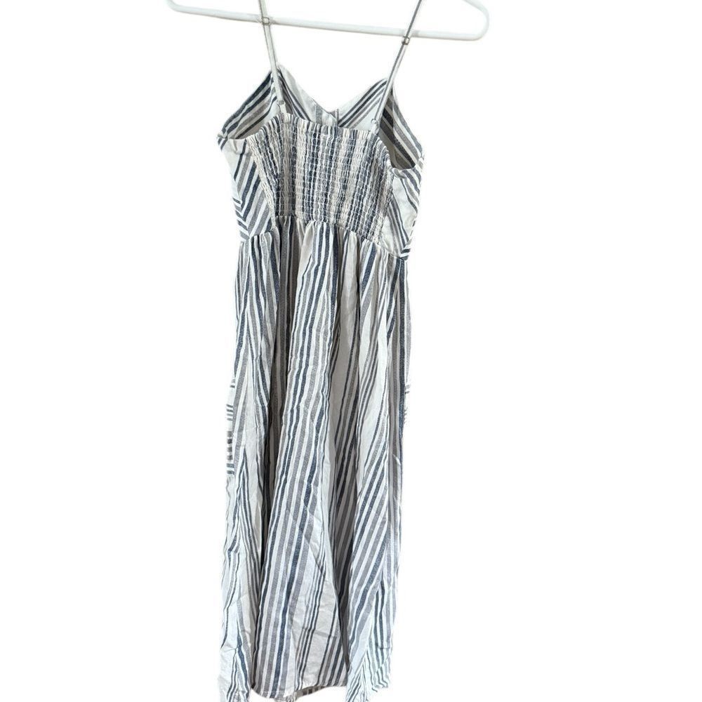 Other Japna White and Blue Sleeveless Spaghetti Strap Sundress Size M / US 6-8 / IT 42-44 - 2 Thumbnail