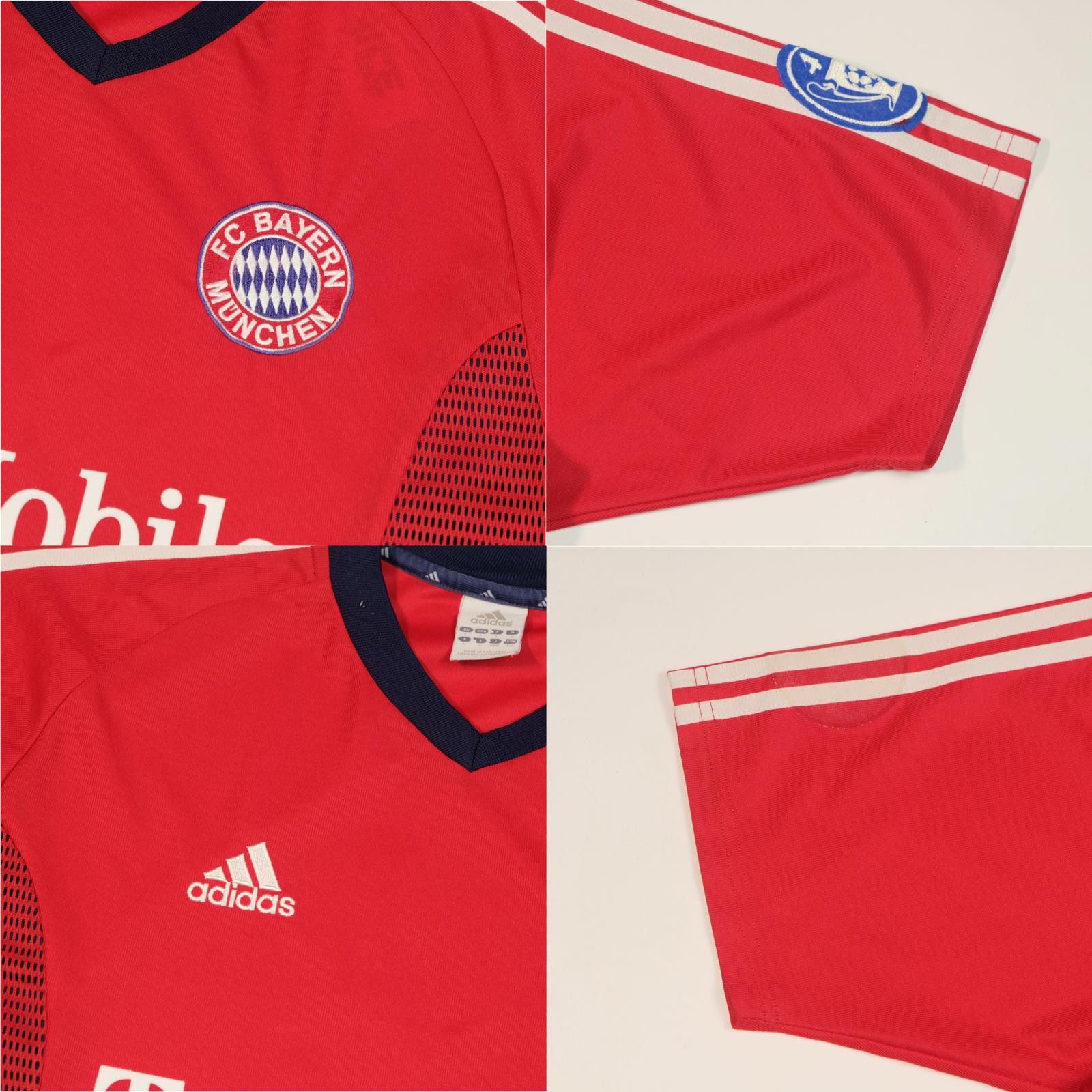 Adidas 2002/03 Bayern Munich Home Shirt (L) Size US L / EU 52-54 / 3 - 7 Thumbnail