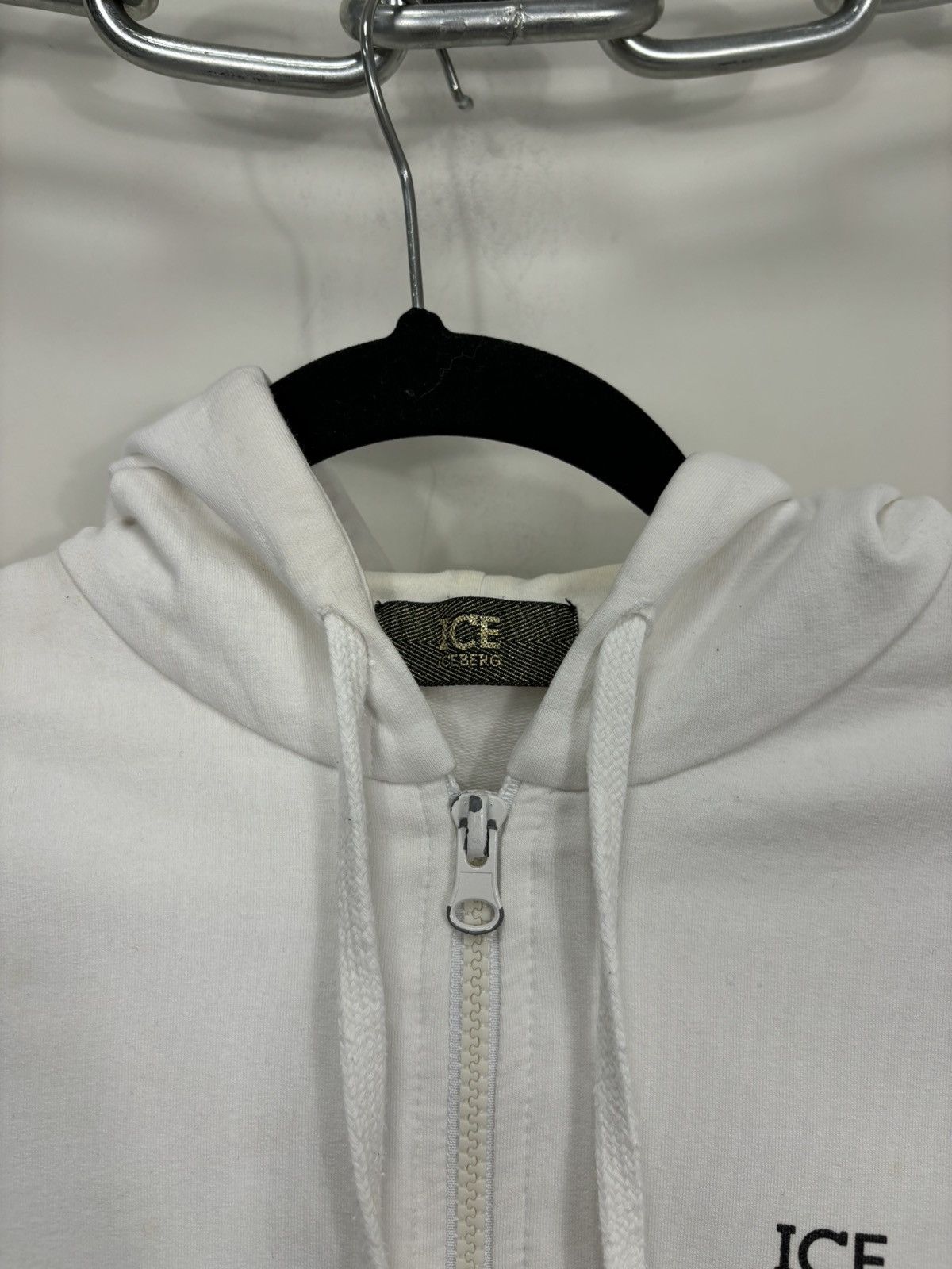 Iceberg Iceberg Women’s Big Back Logo Luxury Zip Up Hoodie Size M / US 6-8 / IT 42-44 - 13 Thumbnail