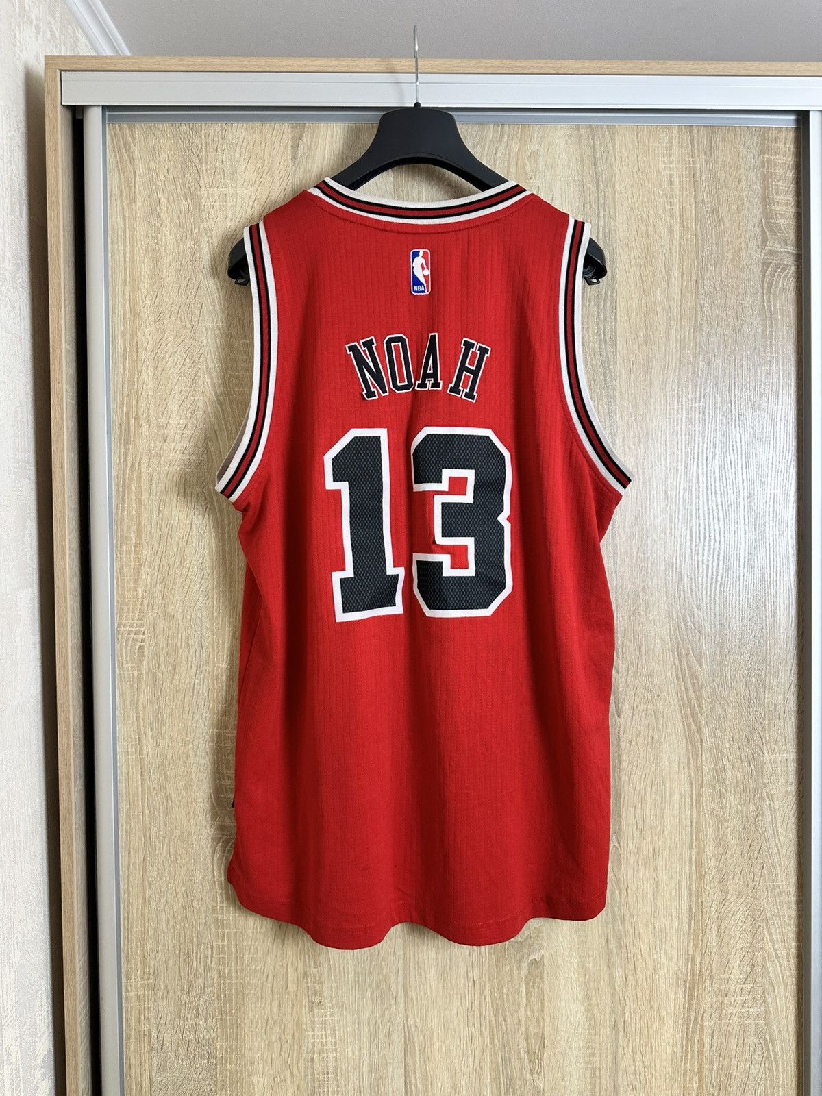 Adidas 🔥 Adidas Chicago Bulls 13 Joakim Noah Jersey NBA Shirt Tank Size US L / EU 52-54 / 3 - 6 Thumbnail