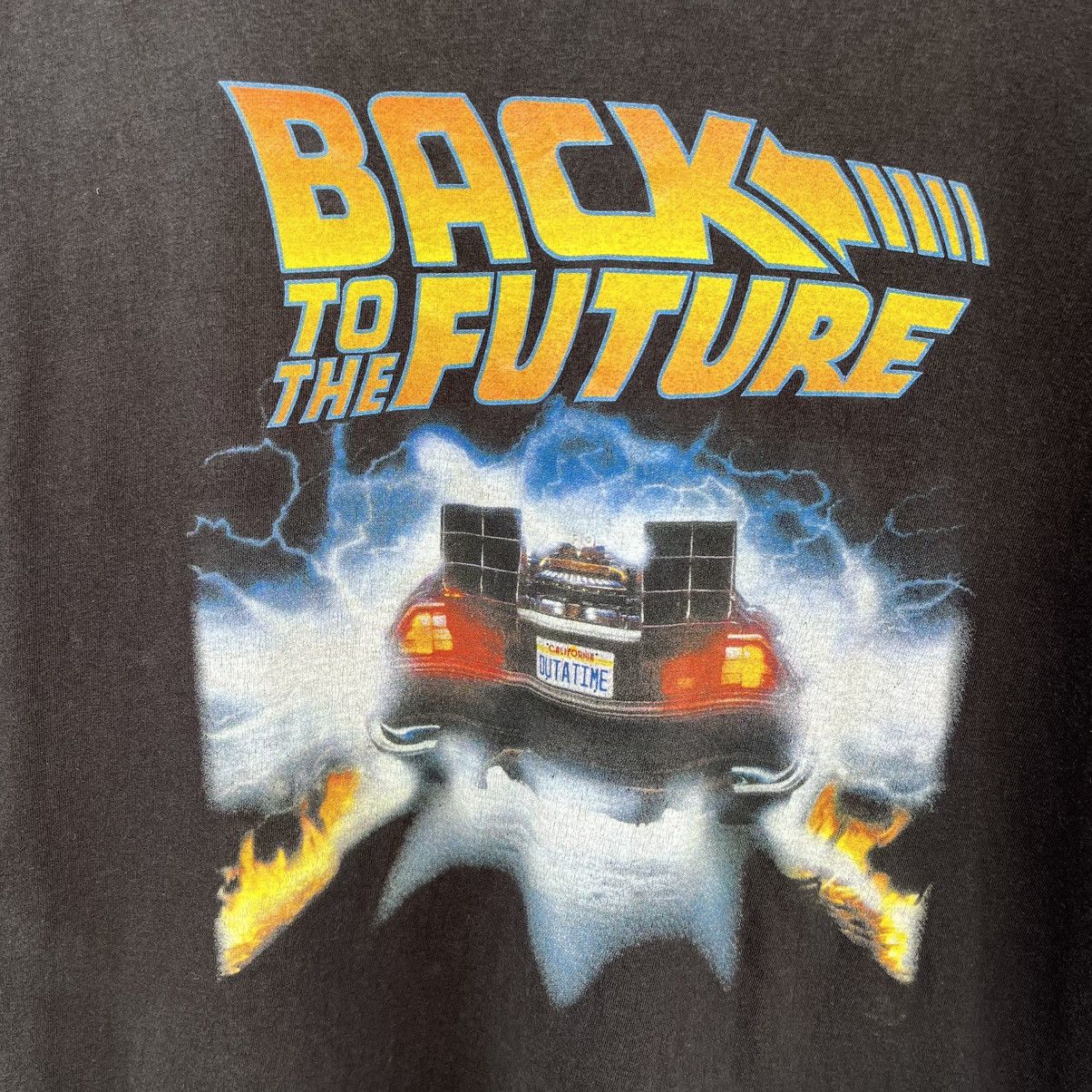 Vintage Thrashed Faded Back To The Future Movie Tee Size US M / EU 48-50 / 2 - 2 Thumbnail
