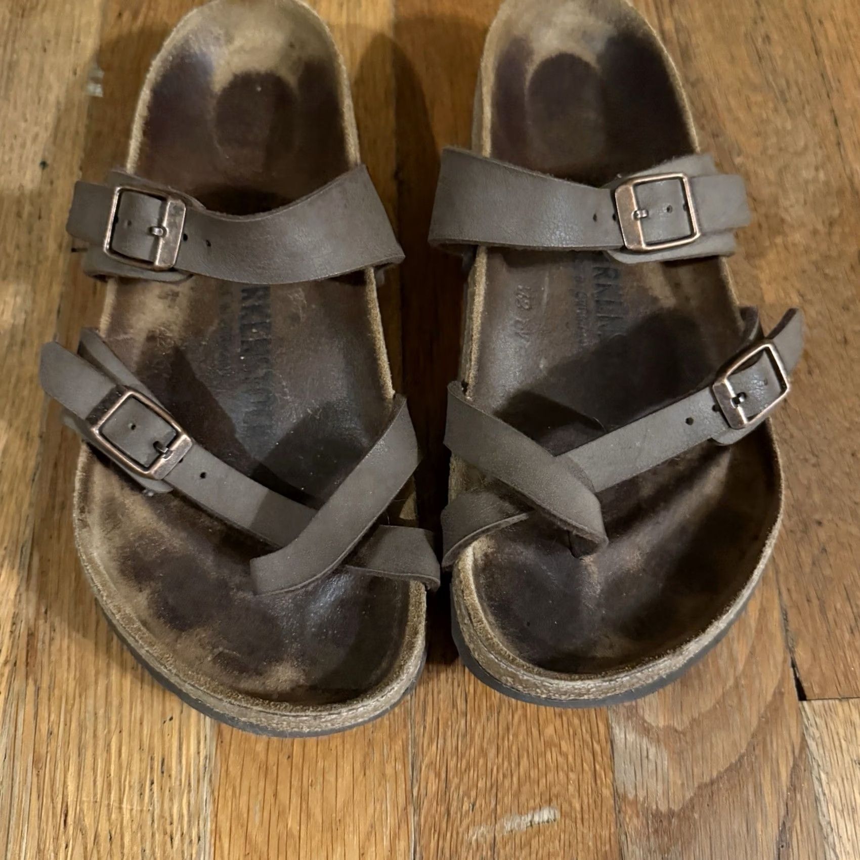 Birkenstock Birkenstock Mayari Sandals Womens Size 36 US 6-6.5 Brown Leather Buckle Strappy Casual Bohemian Shoes Size US 6.5 / IT 36.5 - 3 Thumbnail