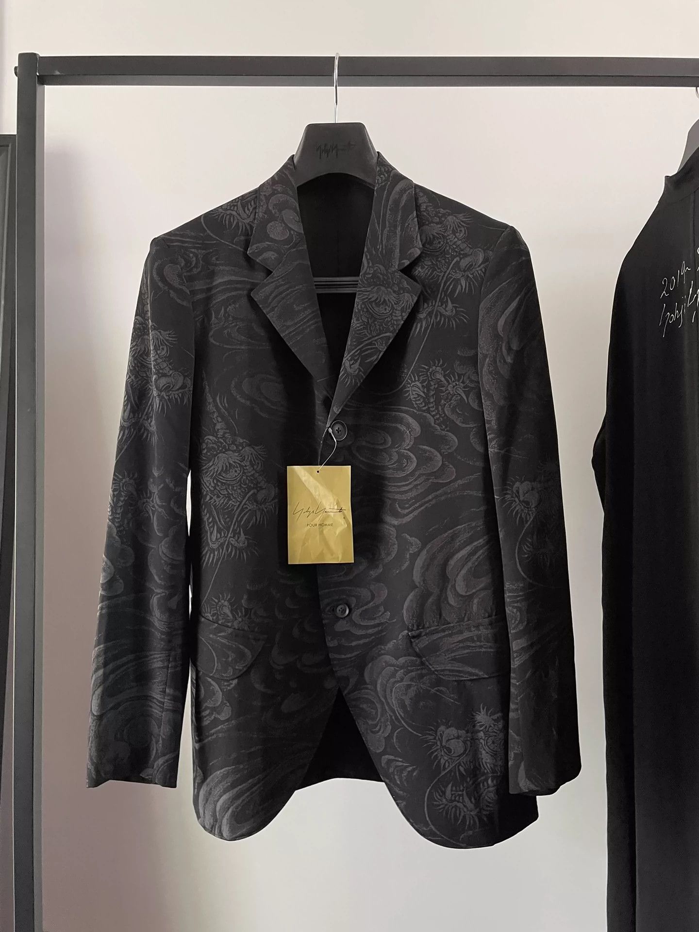 Yohji Yamamoto Yohji Yamamoto 22aw an old dragon with a lingering 