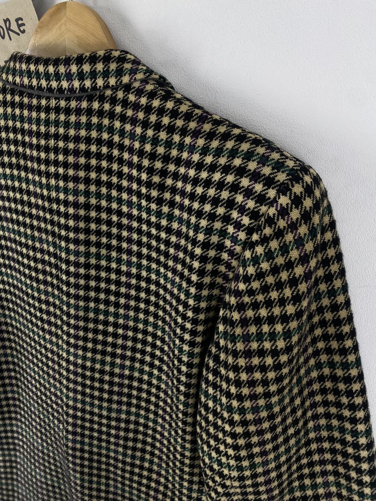 Japanese Brand Vintage 90’s Houndstooth Jacket by Ladies’ Traditional Size XS / US 0-2 / IT 36-38 - 5 Thumbnail