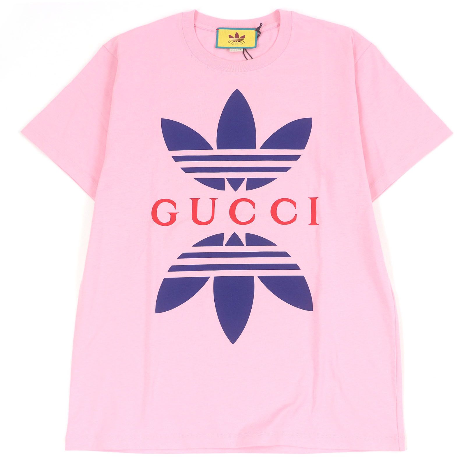 Gucci Gucci Gucci×adidas Trefoil logo print cotton top Cotton Tops 548334 Size ONE SIZE - 1 Thumbnail
