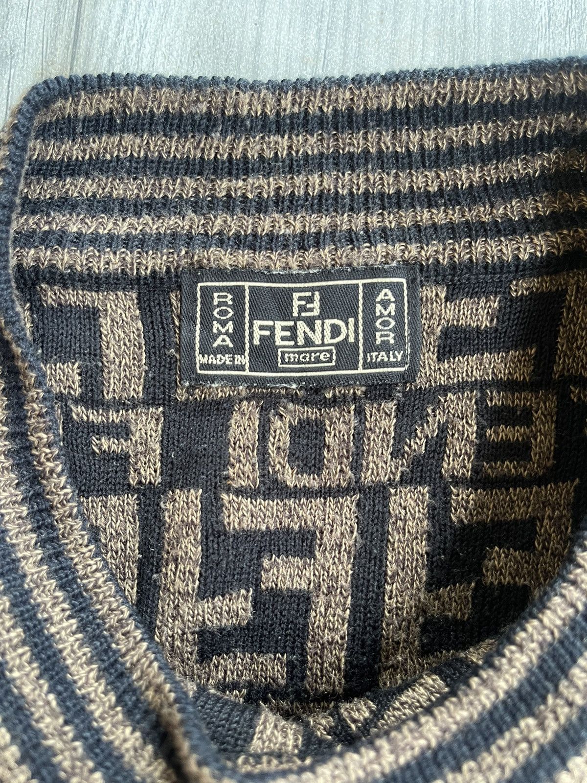 Fendi Fendi monogram knitwear Size M / US 6-8 / IT 42-44 - 10 Thumbnail